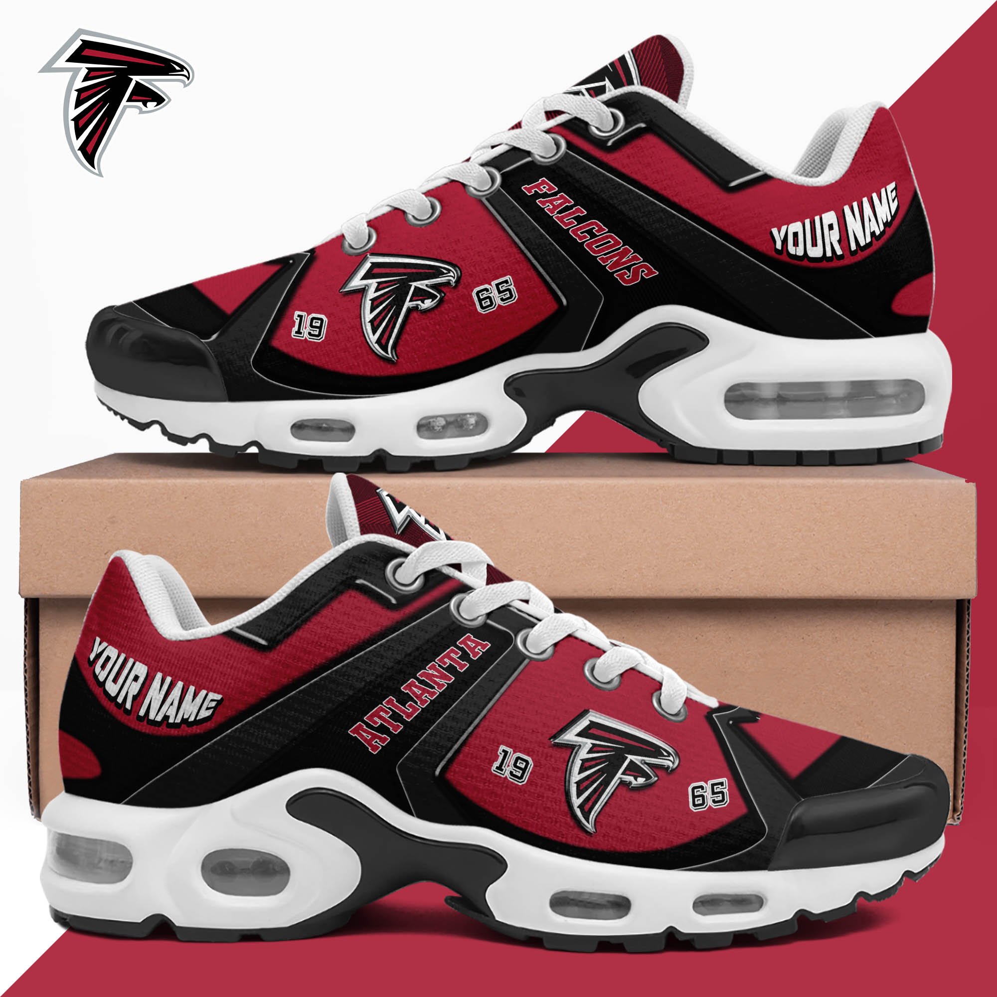 Atlanta Falcons TN Shoes 2024 Version Custom Your Name, Sport Shoes For Lovers, Football Team Shoes, Sport Gifts For Fans, Gifts For Him ETHY-62489