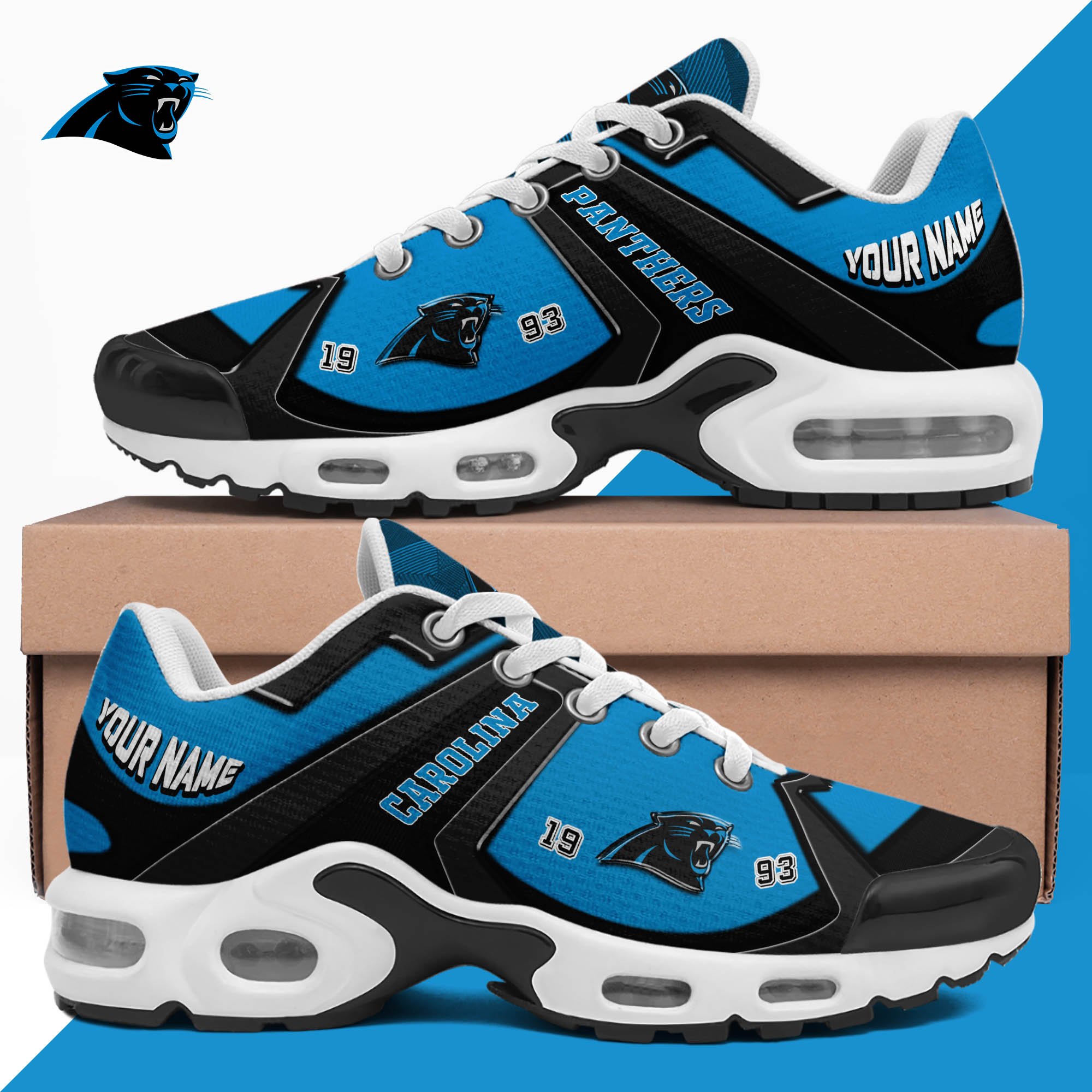 Carolina Panthers TN Shoes 2024 Version Custom Your Name, Sport Shoes For Lovers, Football Team Shoes, Sport Gifts For Fans, Gifts For Him ETHY-62489