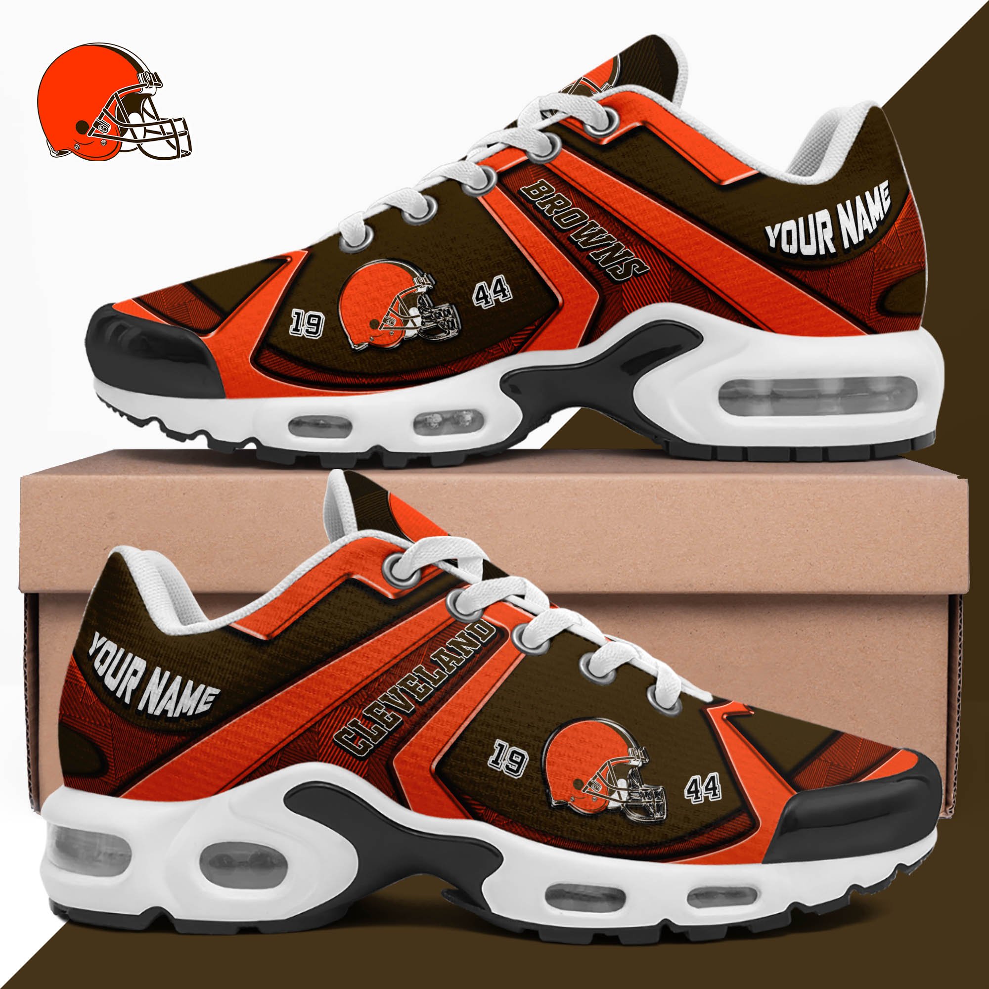 Cleveland Browns TN Shoes 2024 Version Custom Your Name, Sport Shoes For Lovers, Football Team Shoes, Sport Gifts For Fans, Gifts For Him ETHY-62489