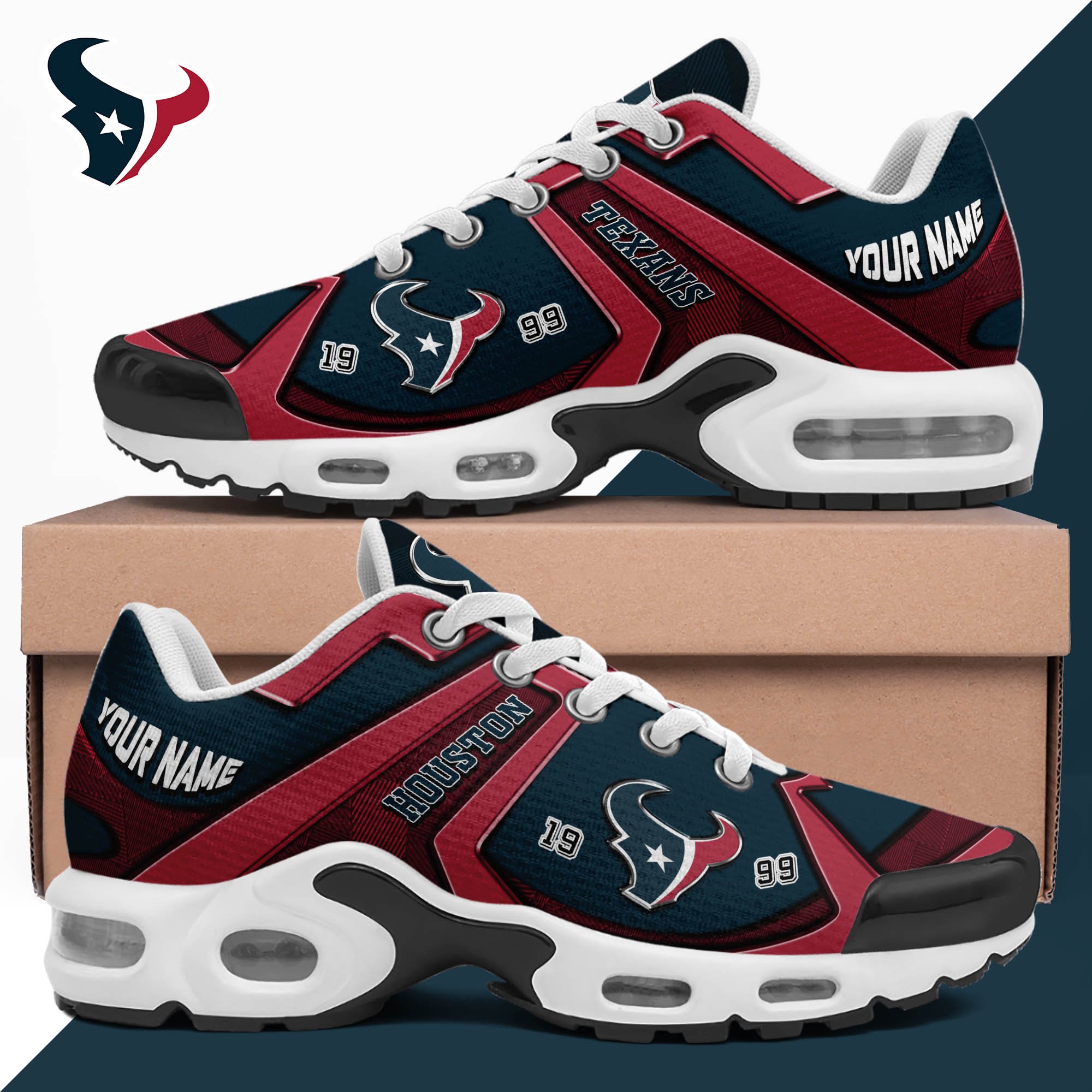 Houston Texans TN Shoes 2024 Version Custom Your Name, Sport Shoes For Lovers, Football Team Shoes, Sport Gifts For Fans, Gifts For Him ETHY-62489