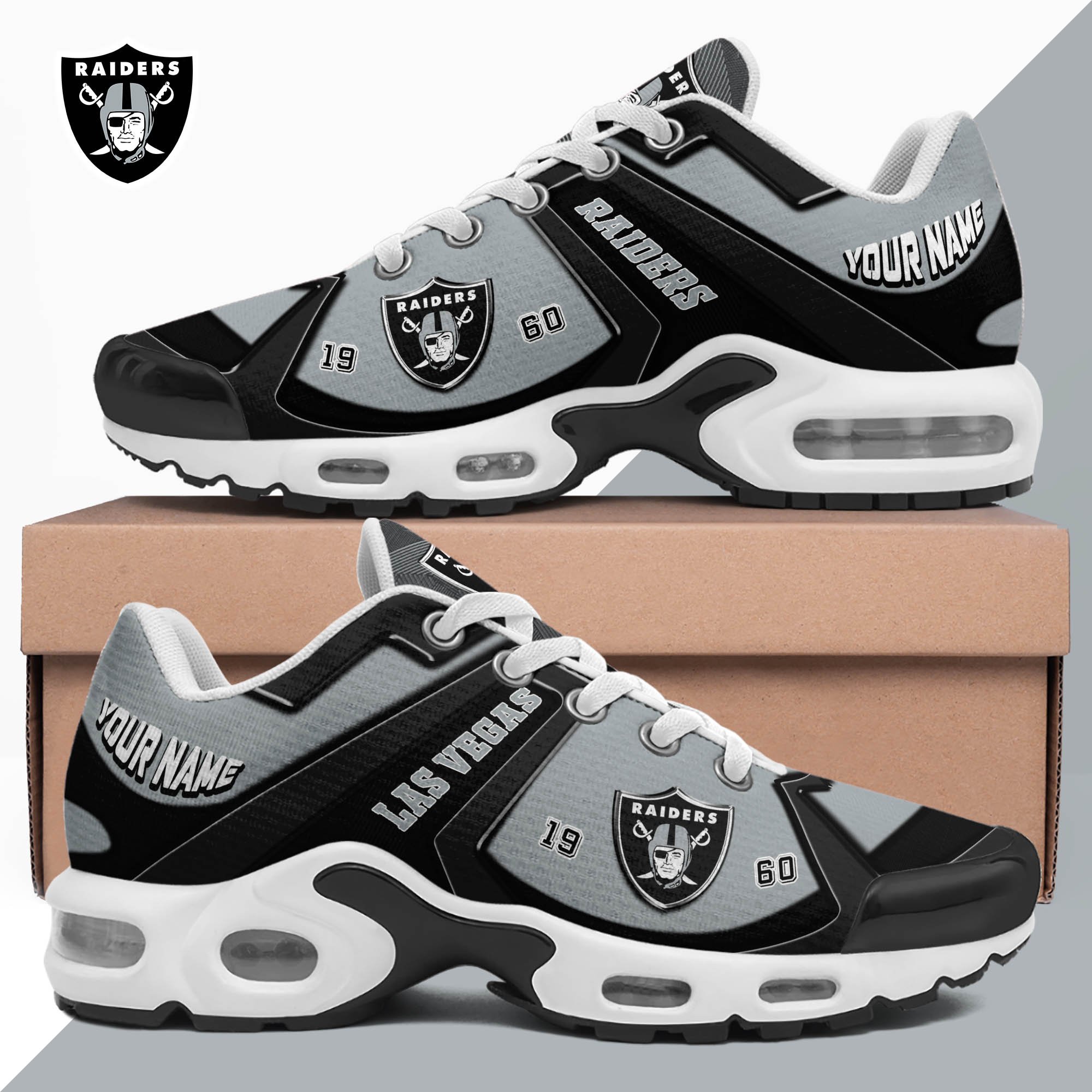 Las Vegas Raiders TN Shoes 2024 Version Custom Your Name, Sport Shoes For Lovers, Football Team Shoes, Sport Gifts For Fans, Gifts For Him ETHY-62489