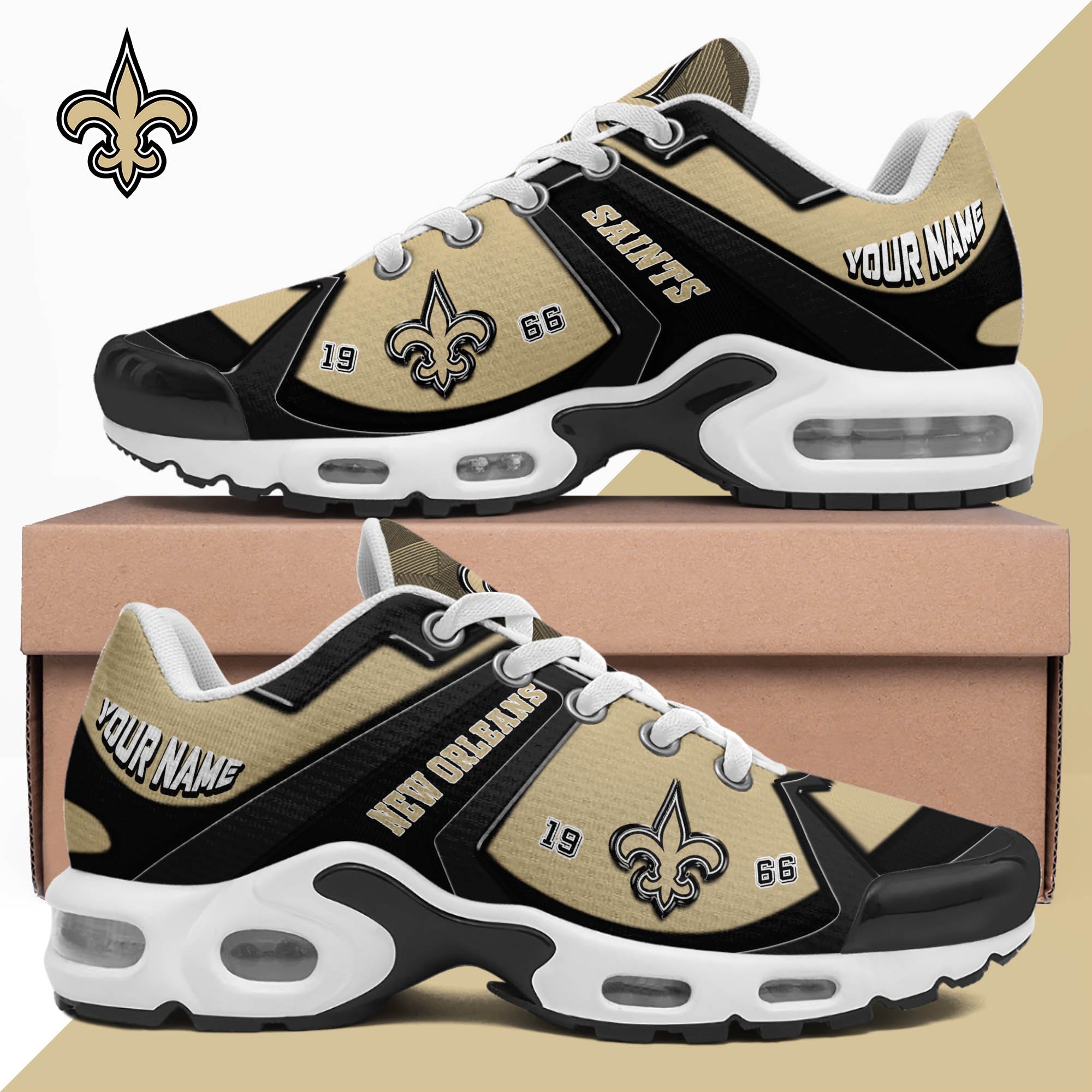 New Orleans Saints TN Shoes 2024 Version Custom Your Name, Sport Shoes For Lovers, Football Team Shoes, Sport Gifts For Fans, Gifts For Him ETHY-62489