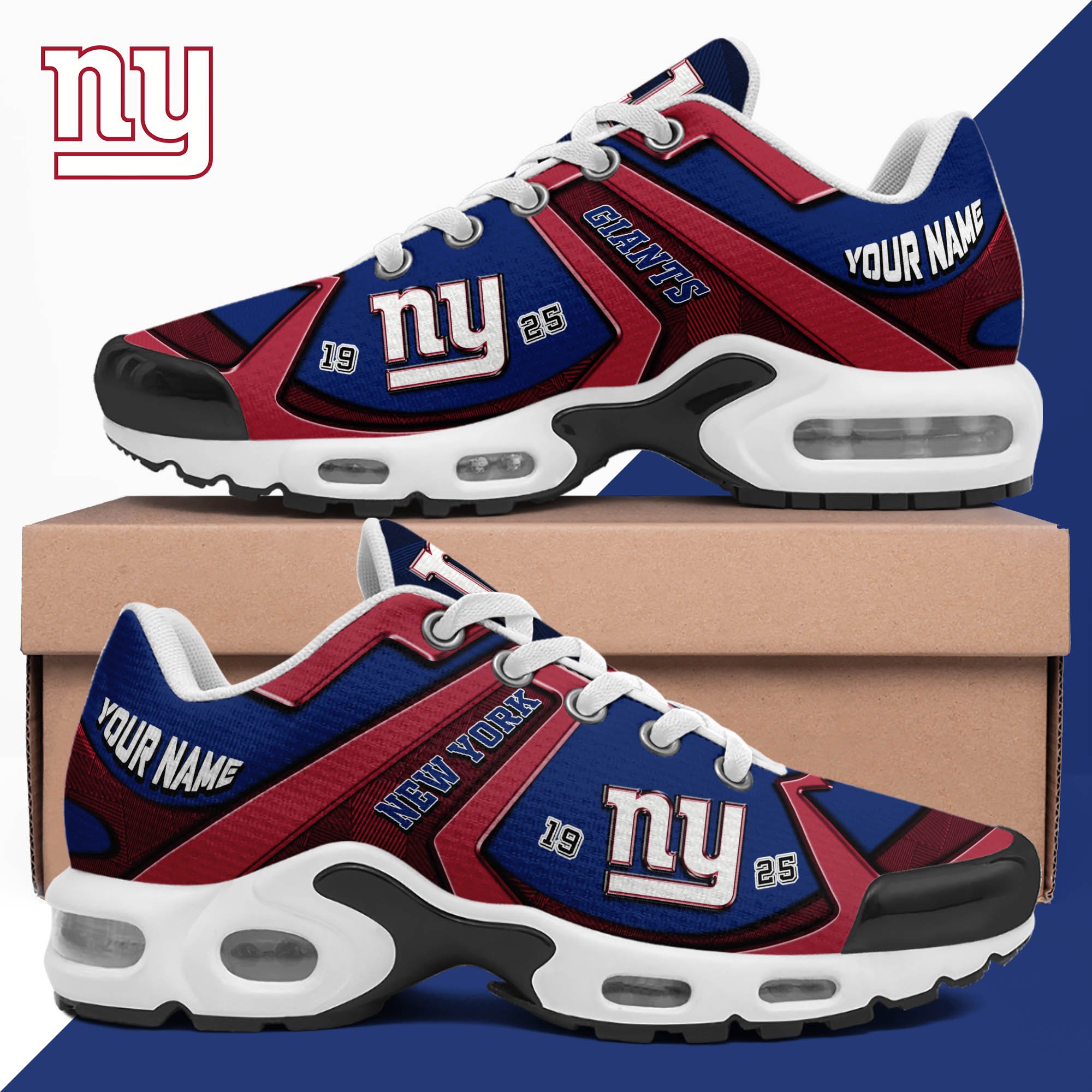 New York Giants TN Shoes 2024 Version Custom Your Name, Sport Shoes For Lovers, Football Team Shoes, Sport Gifts For Fans, Gifts For Him ETHY-62489