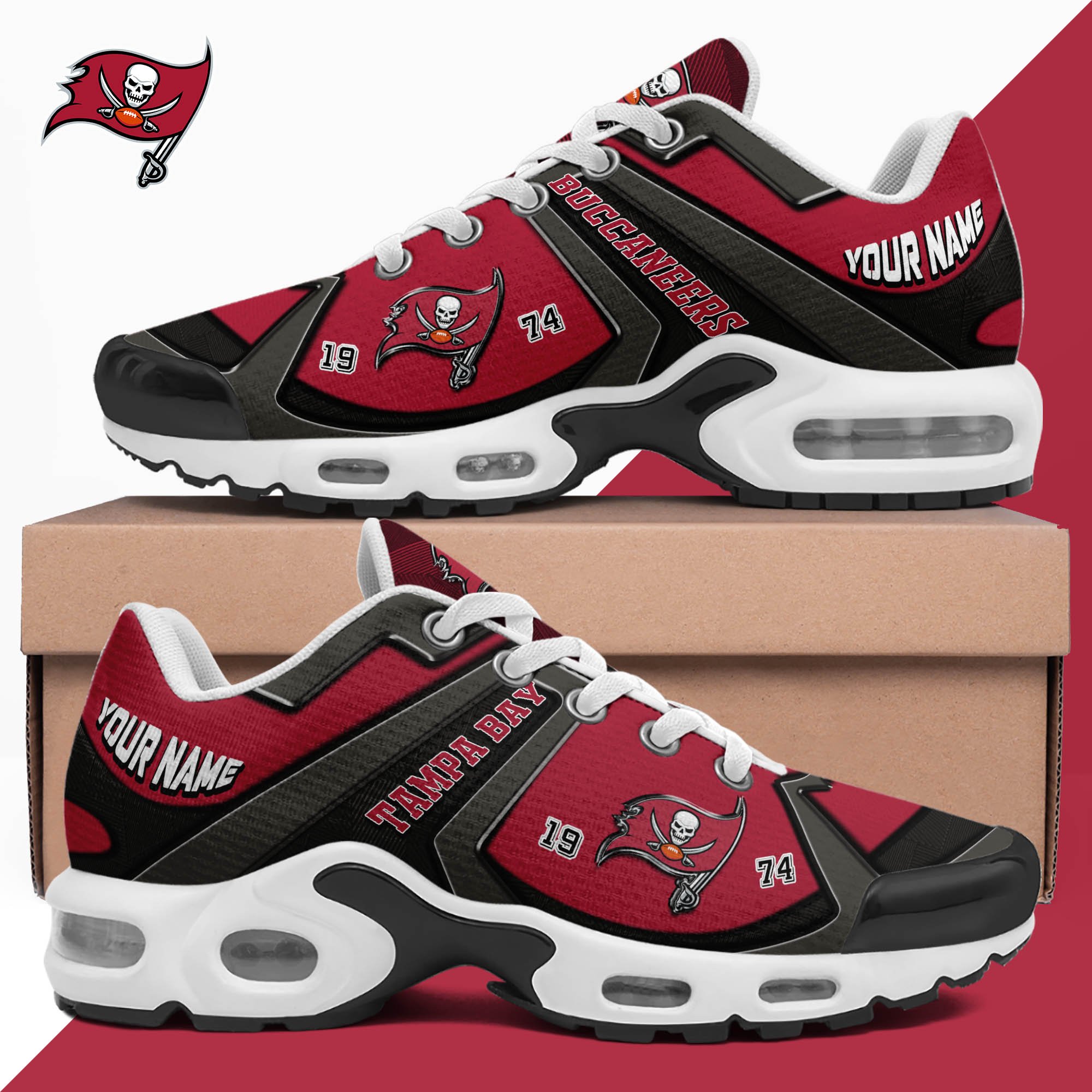 Tampa Bay Buccaneers TN Shoes 2024 Version Custom Your Name, Sport Shoes For Lovers, Football Team Shoes, Sport Gifts For Fans, Gifts For Him ETHY-62489