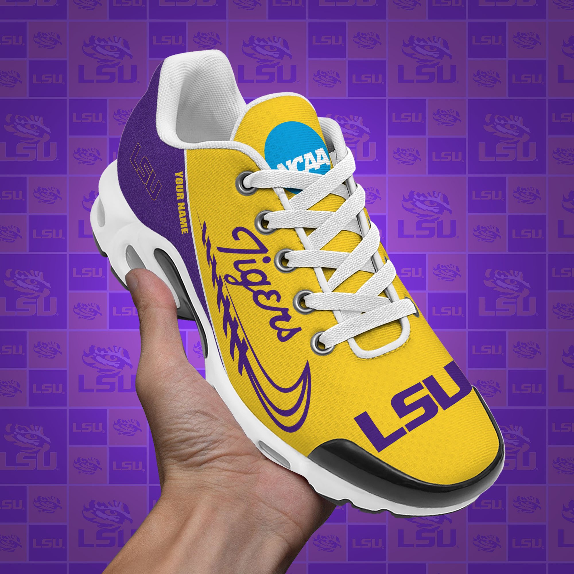 LSU TIGERS TN Shoes Custom Your Name, Football Team Shoes, Sport Fan Gifts EHIVM-53631