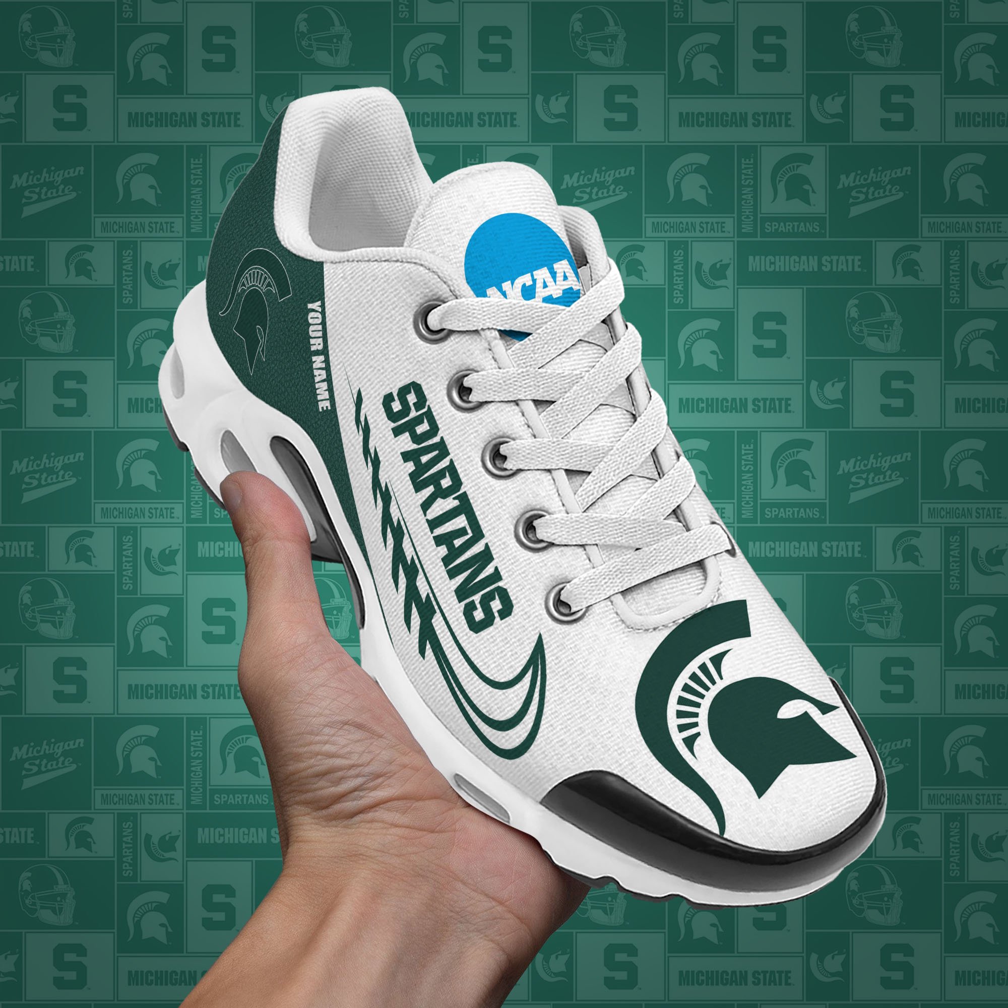 Michigan State Spartans TN Shoes Custom Your Name, Football Team Shoes, Sport Fan Gifts EHIVM-53631