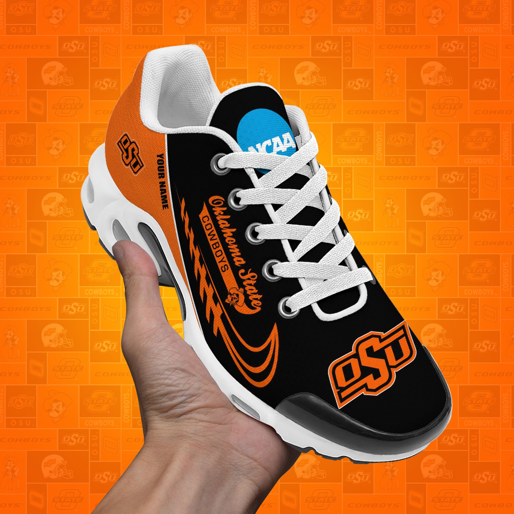 Oklahoma State Cowboys TN Shoes Custom Your Name, Football Team Shoes, Sport Fan Gifts EHIVM-53631