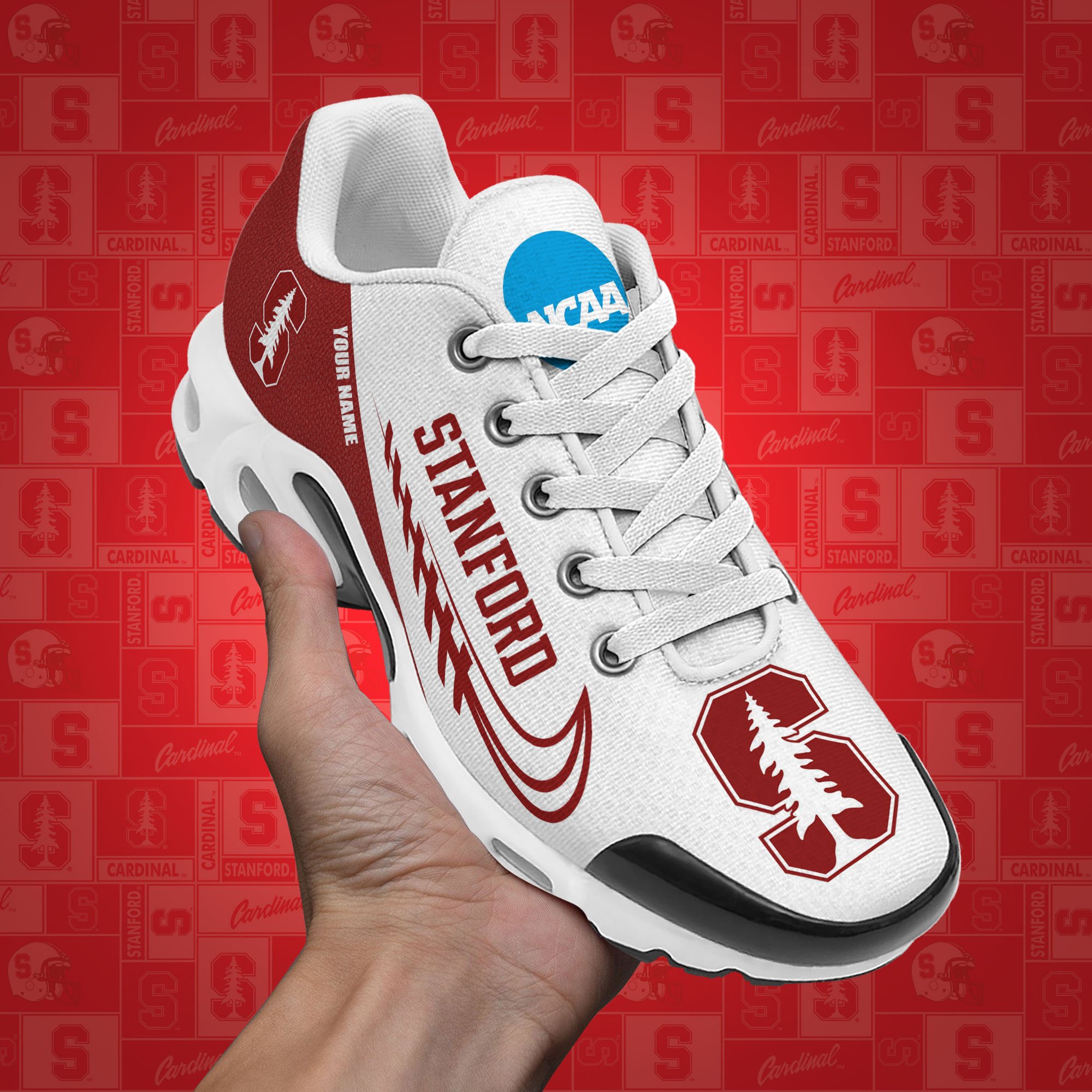 Stanford Cardinal TN Shoes Custom Your Name, Football Team Shoes, Sport Fan Gifts EHIVM-53631