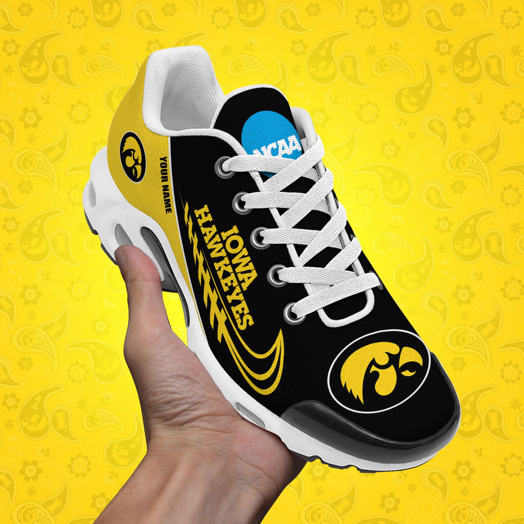 Iowa Hawkeyes TN Shoes Custom Your Name, Football Team Shoes, Sport Fan Gifts EHIVM-53631