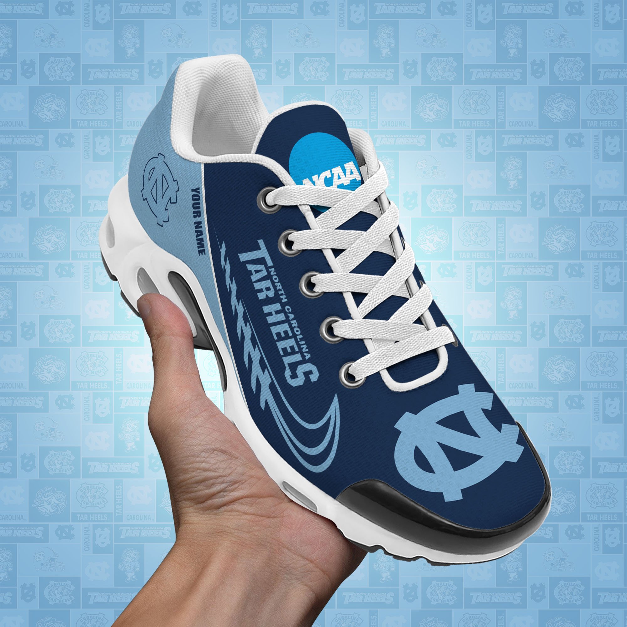 North Carolina Tar Heels TN Shoes Custom Your Name, Football Team Shoes, Sport Fan Gifts EHIVM-53631