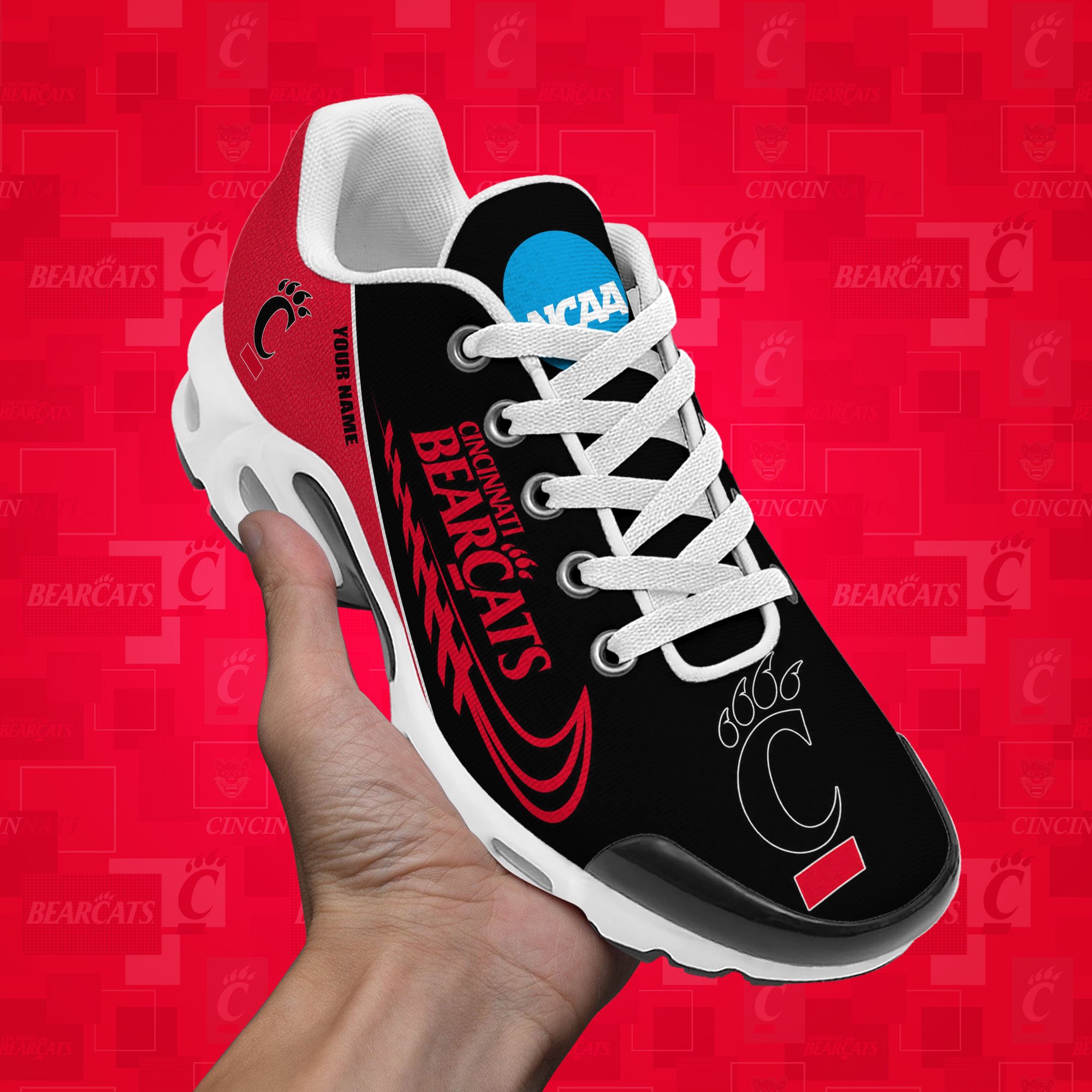 Cincinnati Bearcats TN Shoes Custom Your Name, Football Team Shoes, Sport Fan Gifts EHIVM-53631