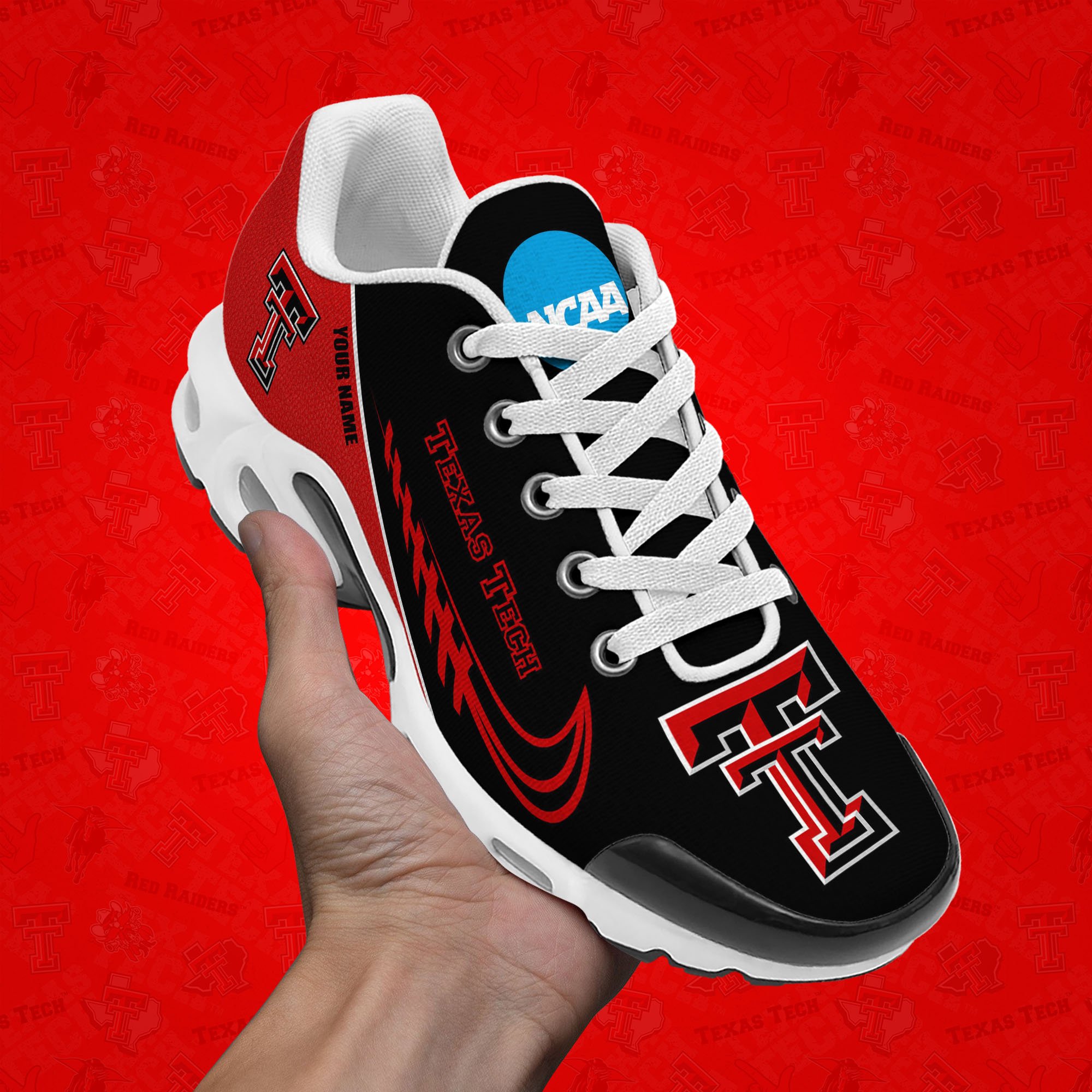 Texas Tech Red Raiders TN Shoes Custom Your Name, Football Team Shoes, Sport Fan Gifts EHIVM-53631