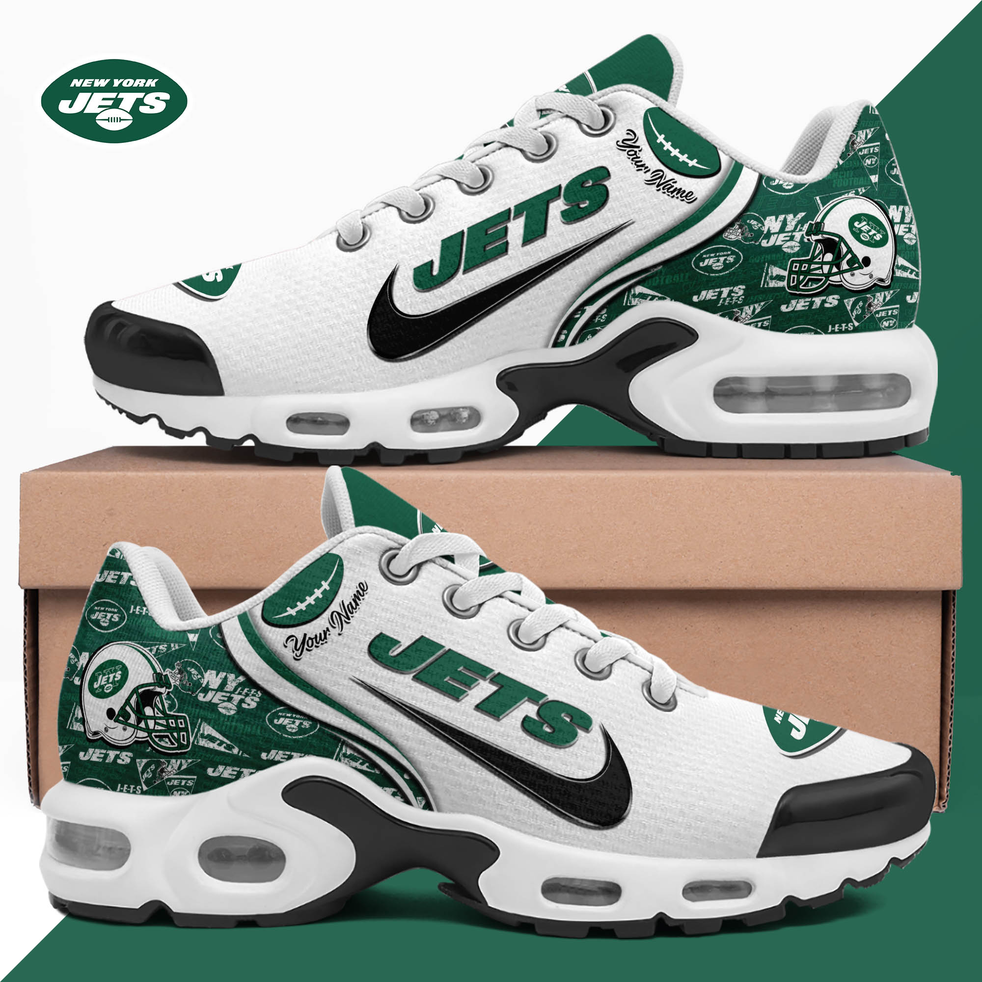 New York Jets TN Shoes 2024 Version Custom Your Name, Sport Shoes For Lovers, Sport Gifts, Gifts For Fans ETHY-62499