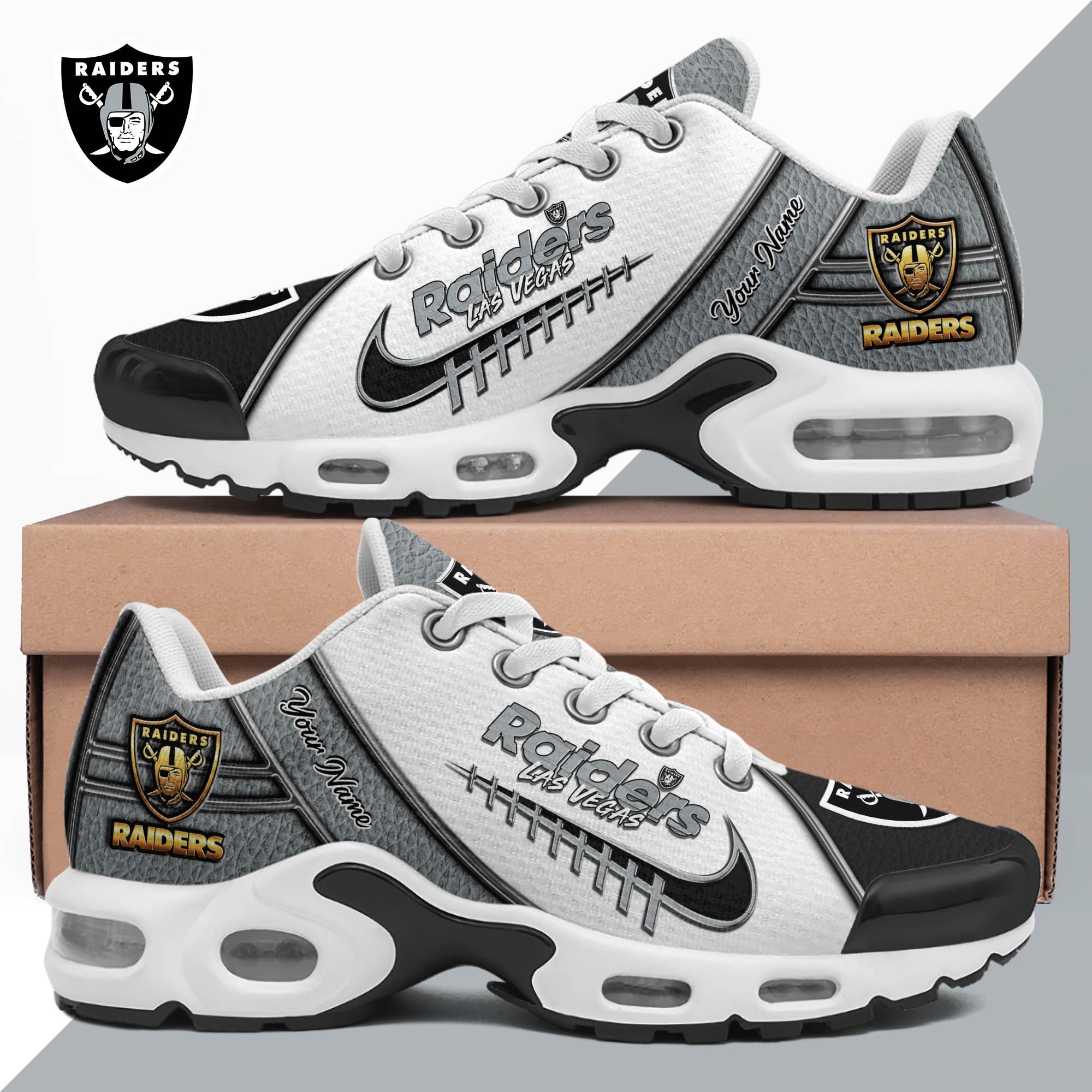 Las Vegas Raiders TN Shoes 2024 Version Custom Your Name, Football Team Shoes, Football Shoes for Fans, Sport Gifts, Gifts For Lovers ETHY-62516