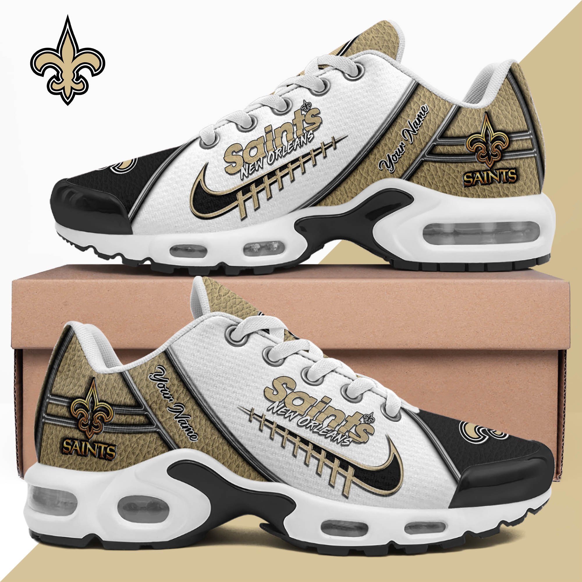 New Orleans Saints TN Shoes 2024 Version Custom Your Name, Football Team Shoes, Football Shoes for Fans, Sport Gifts, Gifts For Lovers ETHY-62516