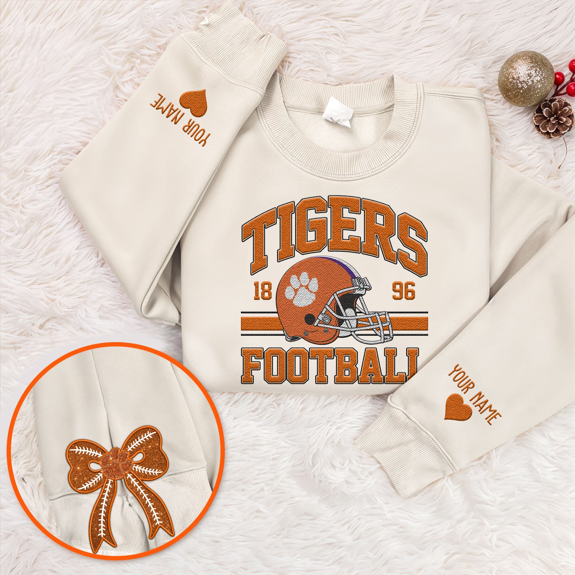 Clemson Tigers Sweatshirt, Sweater Custom Name And Choose Your Color, Sport Shirts, Sport Gifts ETRG-62545