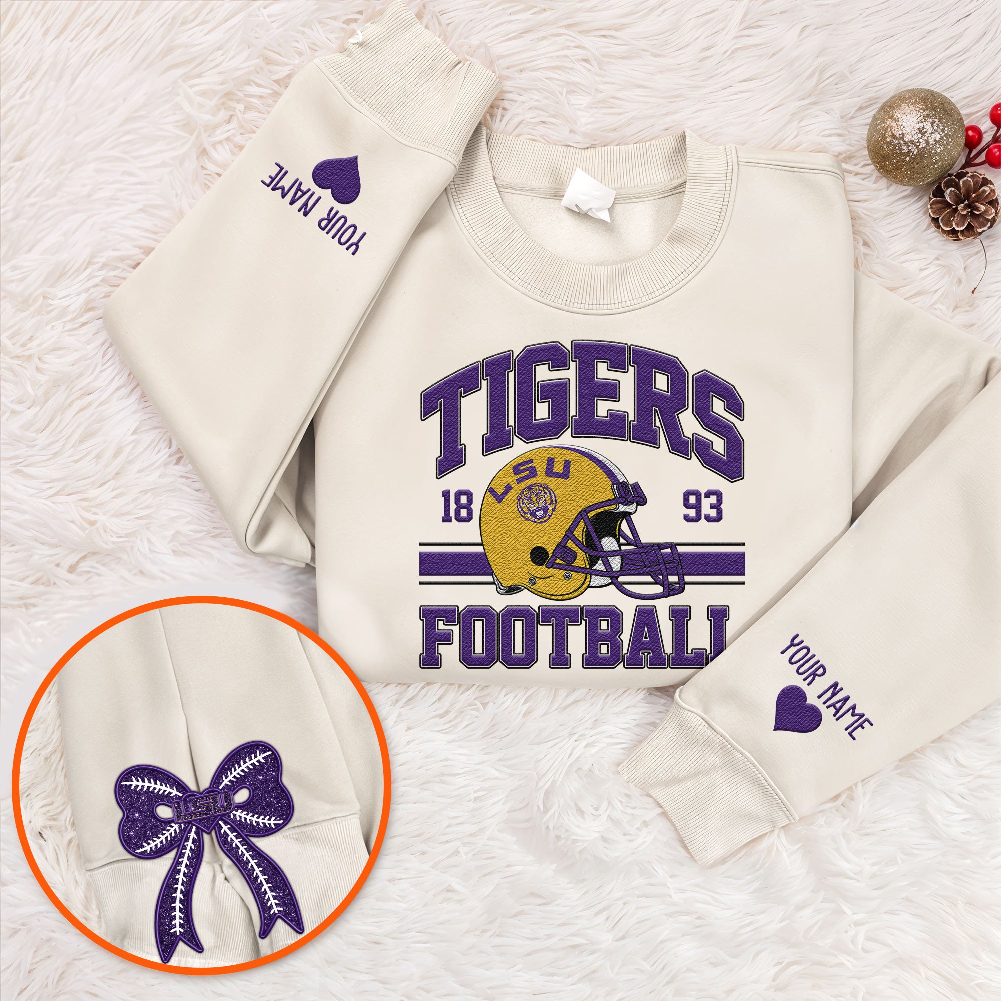 LSU TIGERS Sweatshirt, Sweater Custom Name And Choose Your Color, Sport Shirts, Sport Gifts ETRG-62545