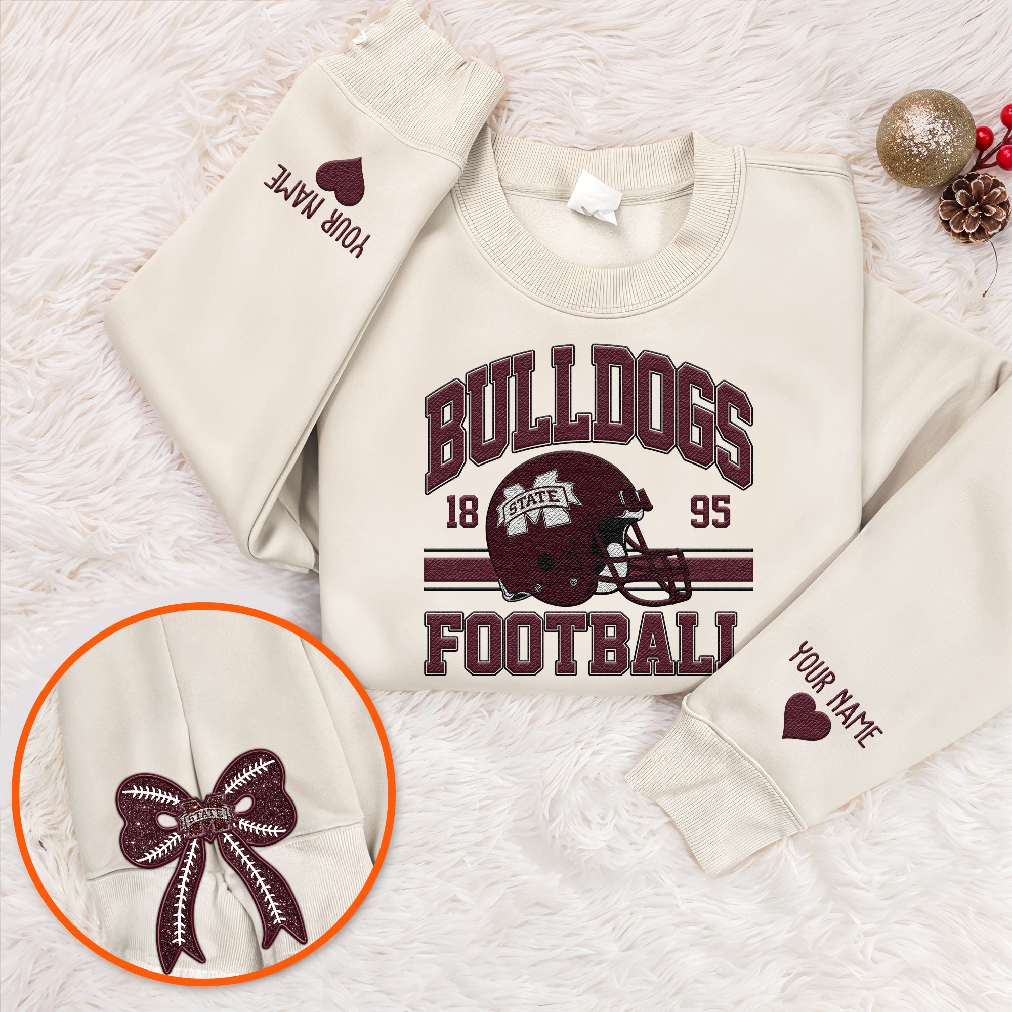 Mississippi State Bulldogs Sweatshirt, Sweater Custom Name And Choose Your Color, Sport Shirts, Sport Gifts ETRG-62545