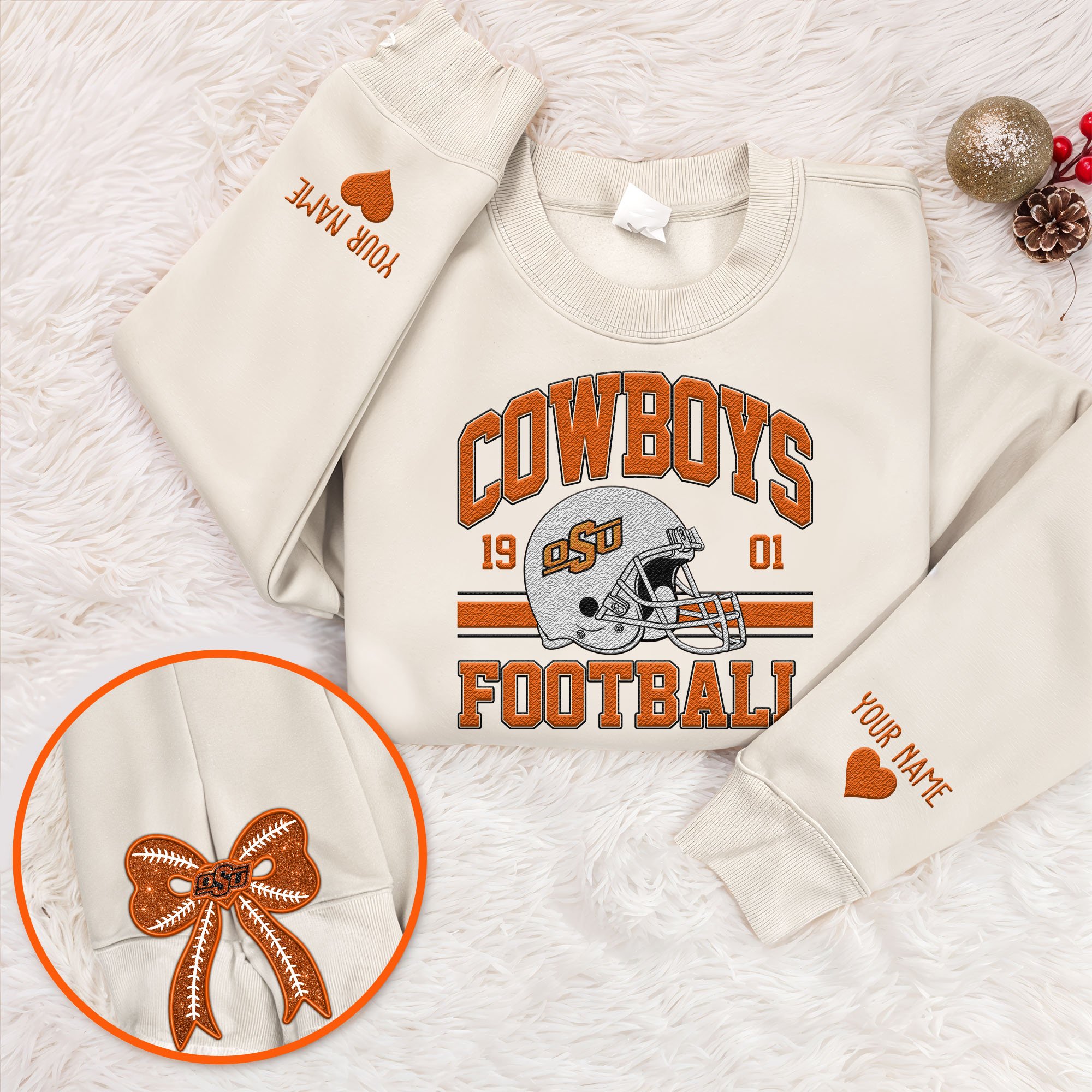 Oklahoma State Cowboys Sweatshirt, Sweater Custom Name And Choose Your Color, Sport Shirts, Sport Gifts ETRG-62545