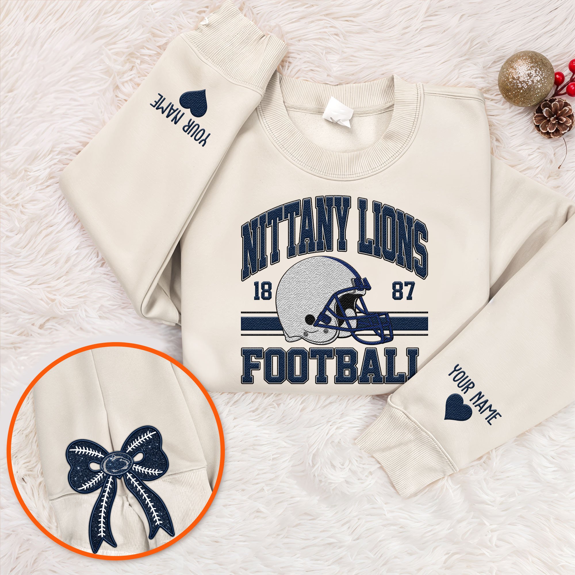 Penn State Nittany Lions Sweatshirt, Sweater Custom Name And Choose Your Color, Sport Shirts, Sport Gifts ETRG-62545