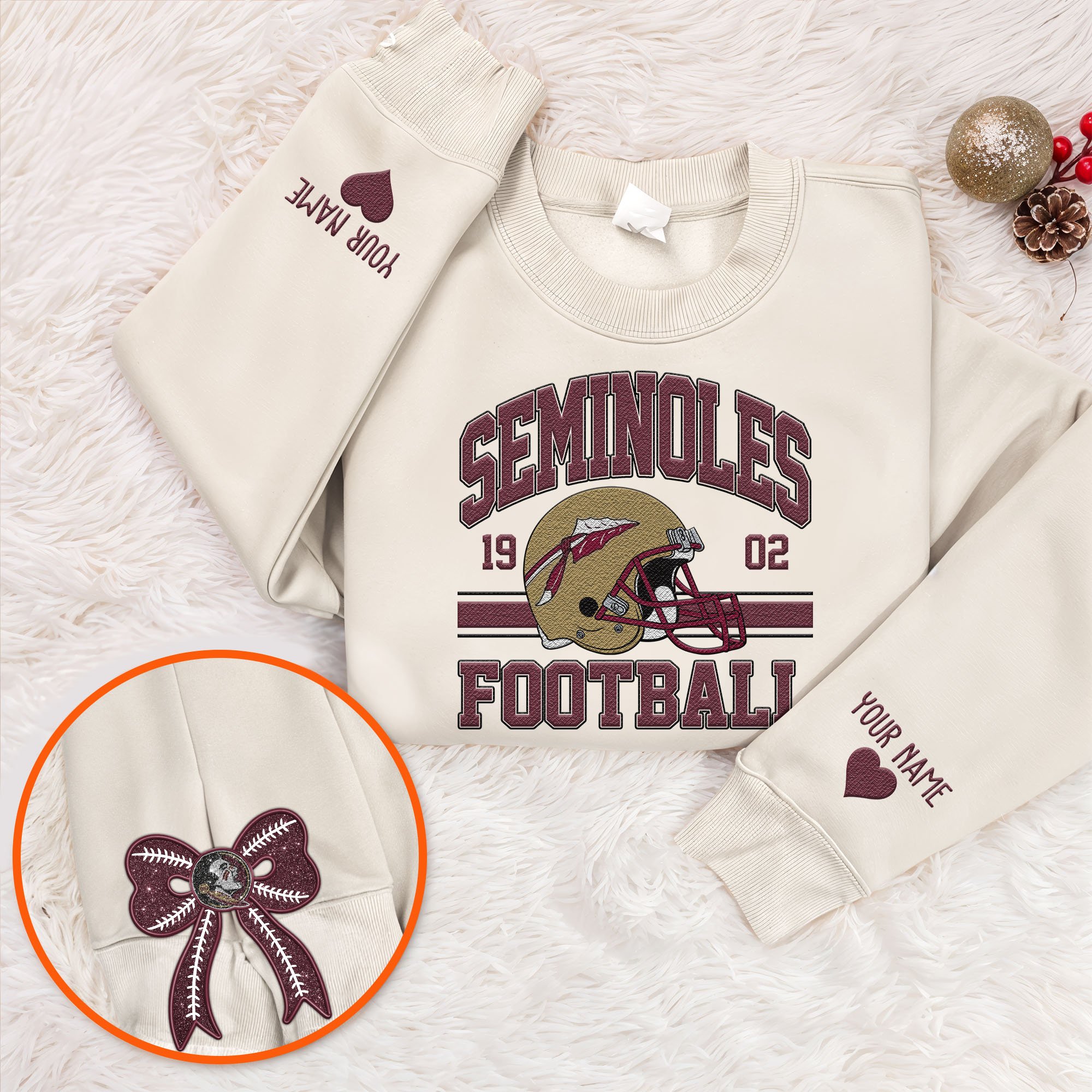 Florida State Seminoles Sweatshirt, Sweater Custom Name And Choose Your Color, Sport Shirts, Sport Gifts ETRG-62545