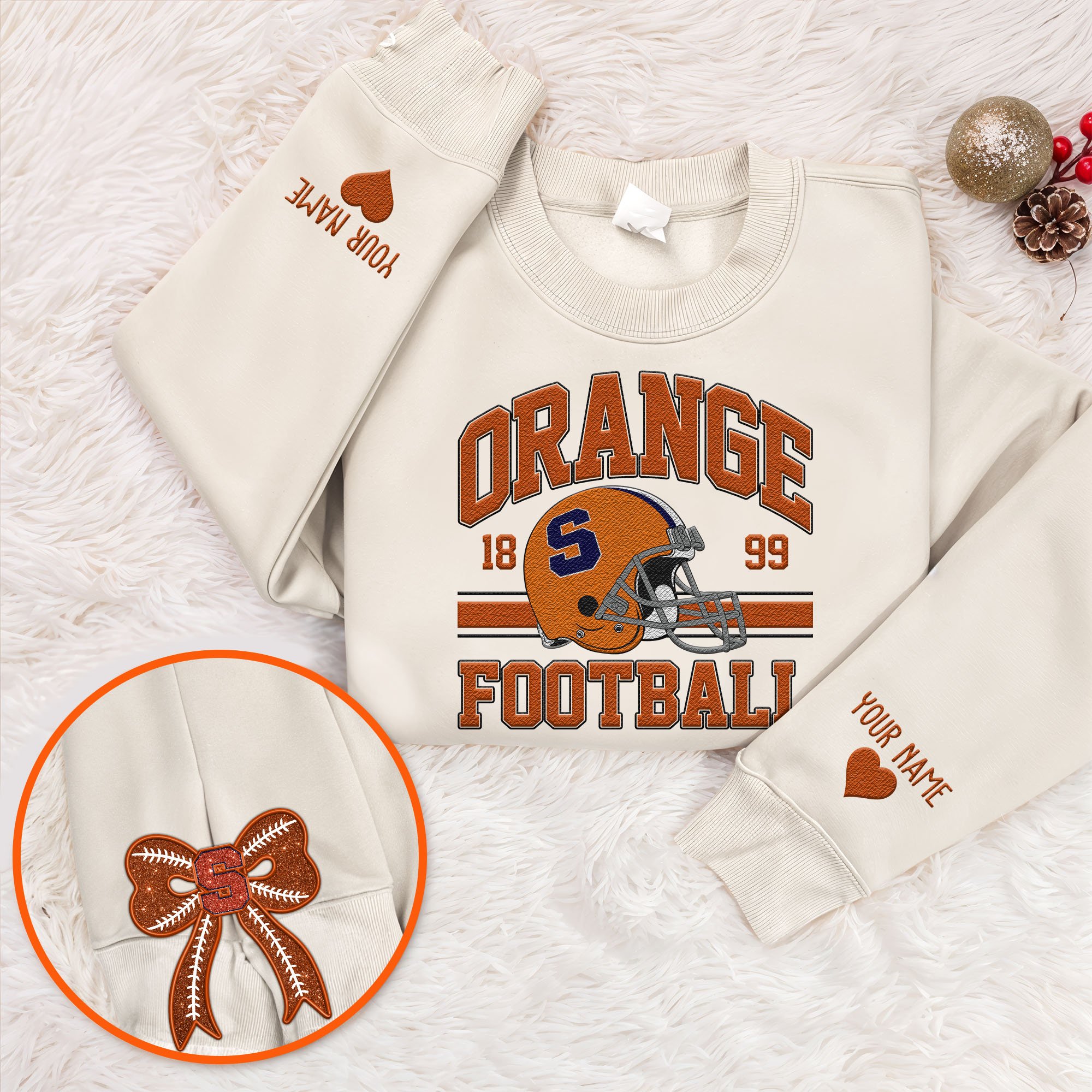 Syracuse Orange Sweatshirt, Sweater Custom Name And Choose Your Color, Sport Shirts, Sport Gifts ETRG-62545