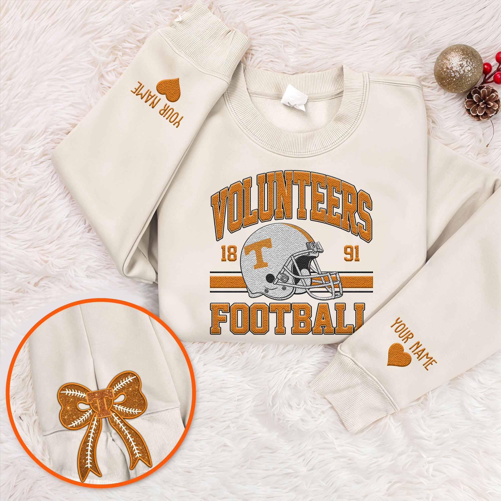 Tennessee Volunteers Sweatshirt, Sweater Custom Name And Choose Your Color, Sport Shirts, Sport Gifts ETRG-62545