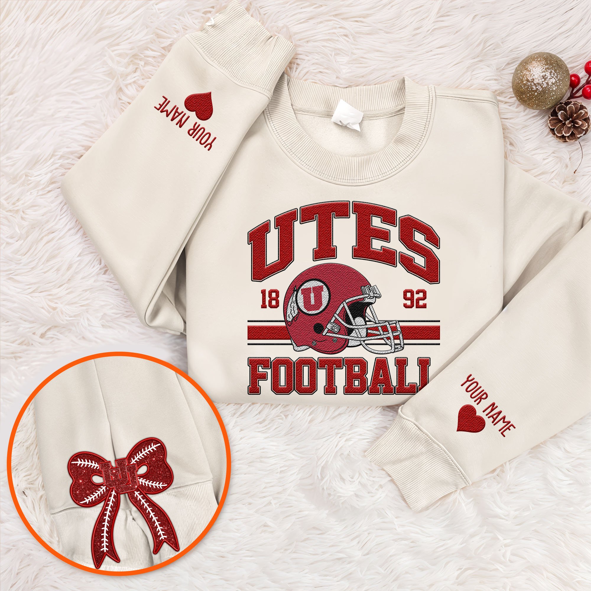 Utah Utes Sweatshirt, Sweater Custom Name And Choose Your Color, Sport Shirts, Sport Gifts ETRG-62545