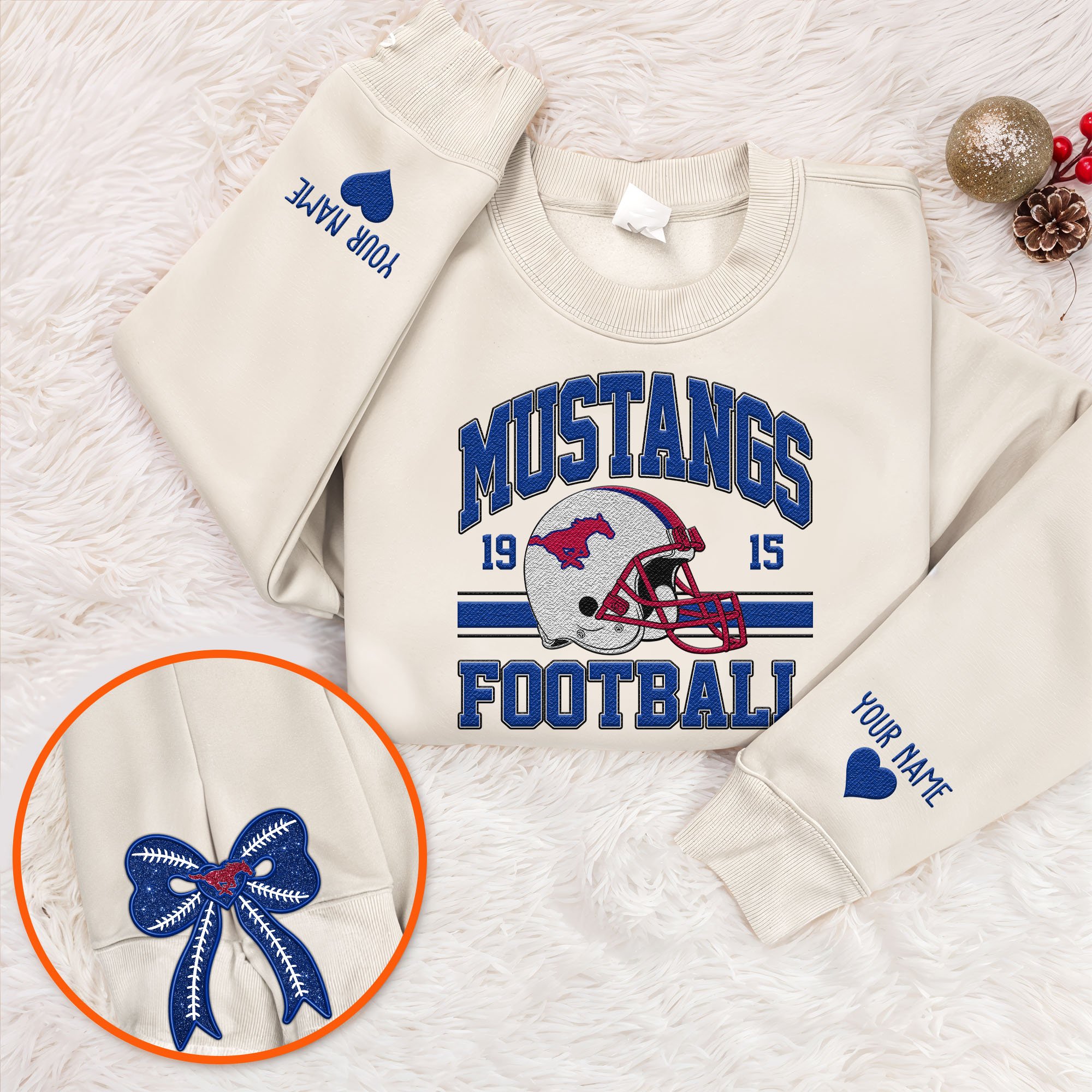 SMU Mustangs Sweatshirt, Sweater Custom Name And Choose Your Color, Sport Shirts, Sport Gifts ETRG-62545