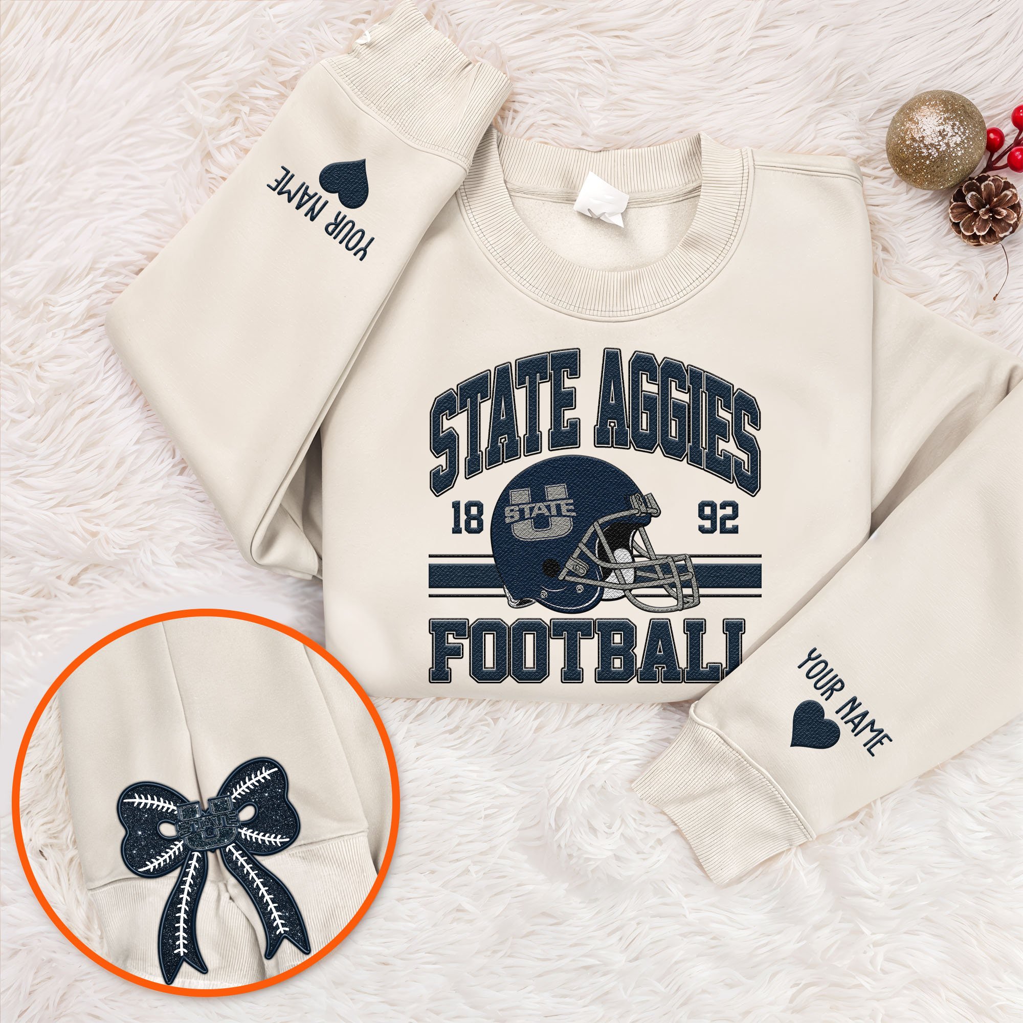 Utah State Aggies Sweatshirt, Sweater Custom Name And Choose Your Color, Sport Shirts, Sport Gifts ETRG-62545