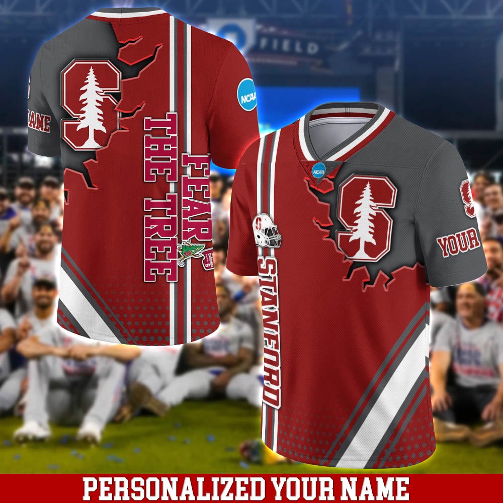 Stanford Cardinal Team Vneck Shirt 2024 Version Customized Your Name, Sport Shirts For Fans, Sport Fan Gifts ETHY-53781