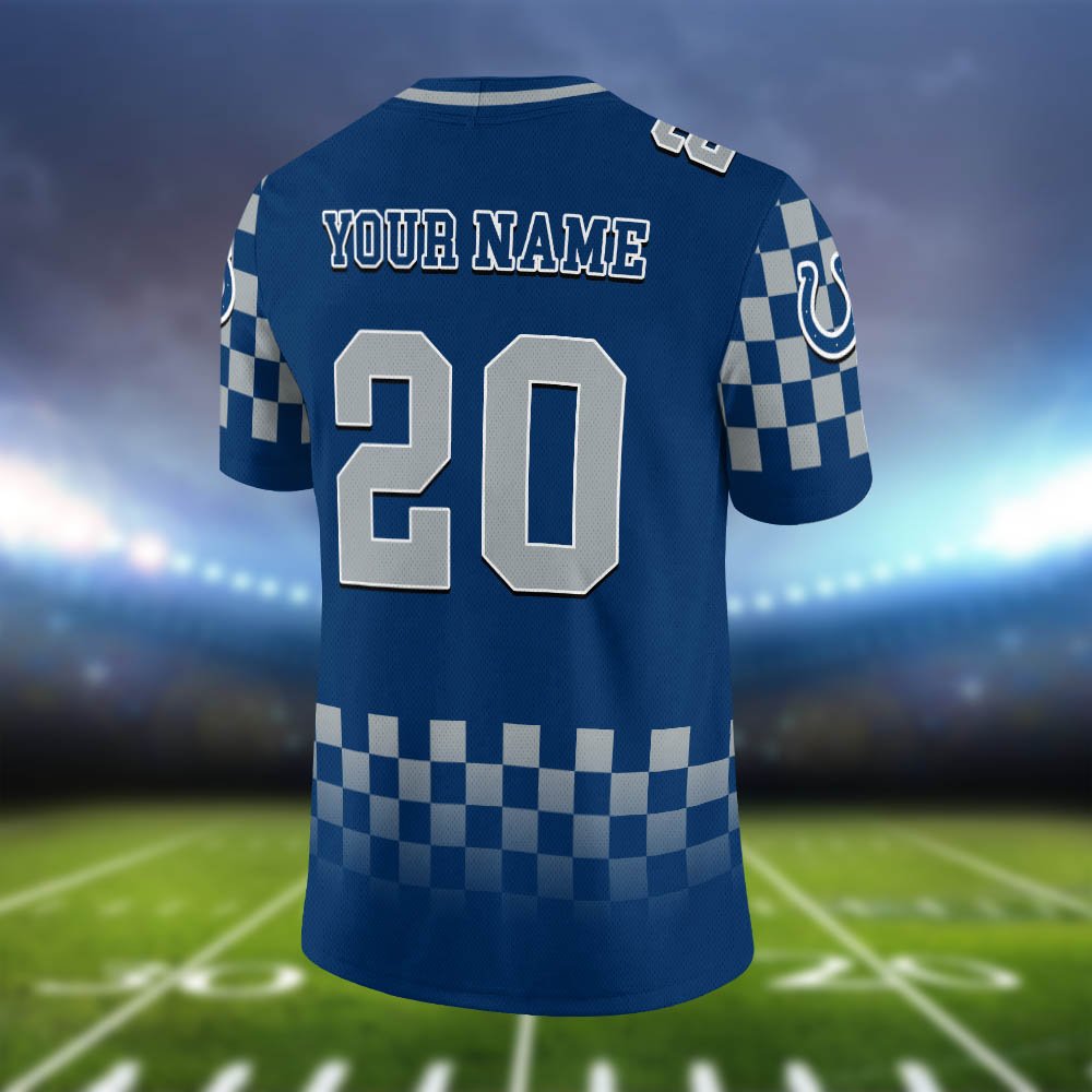Indianapolis Colts Vneck Shirt 2024 Version Personalized Your Name And Number, Shirts For Sport Lovers, Fan Gifts ETHY-54006 - Image 3