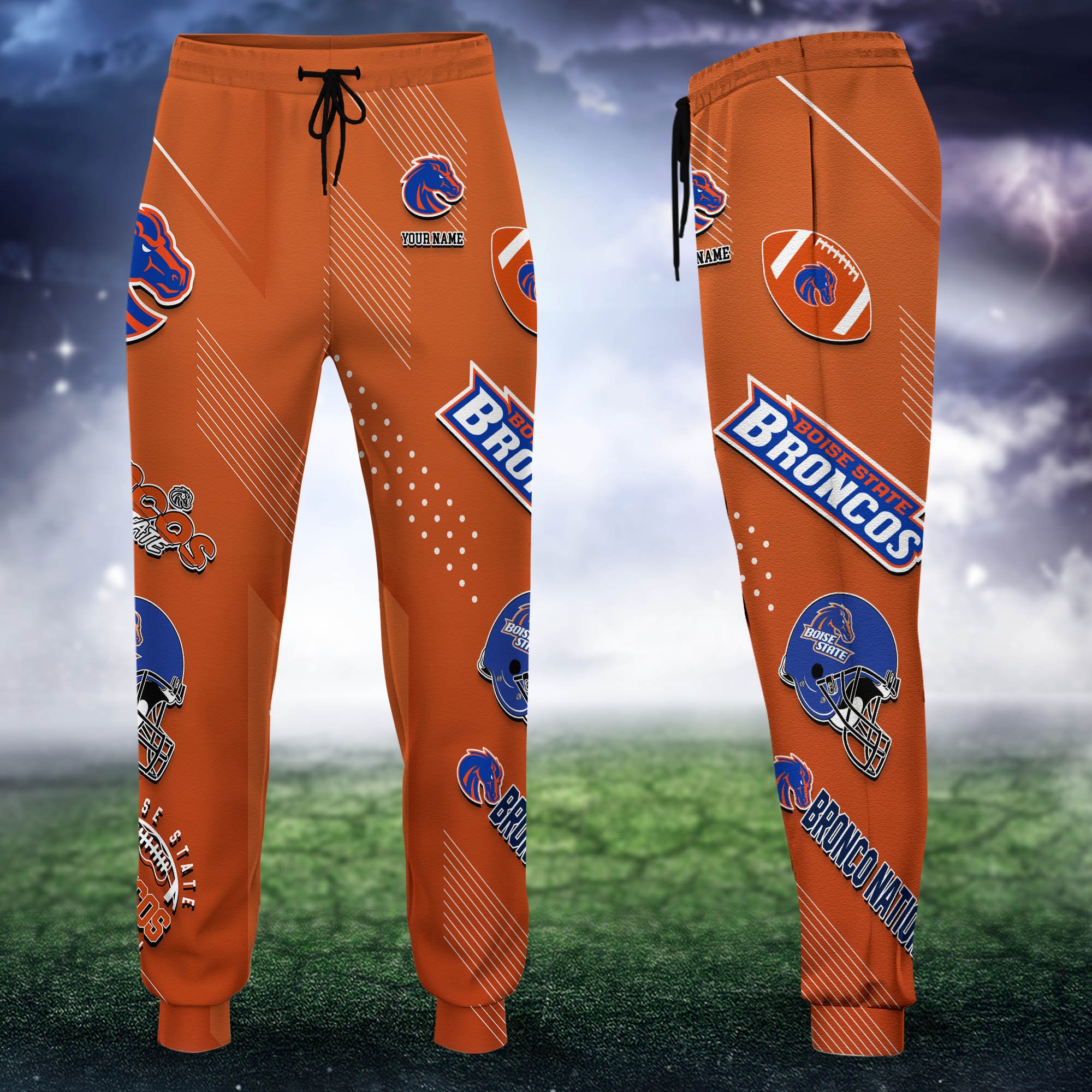 Boise State Broncos Sweatpant 2024 Version Personalized Your Name, Sport Sweatpant, Sport Gift For Fans ETHY-62621