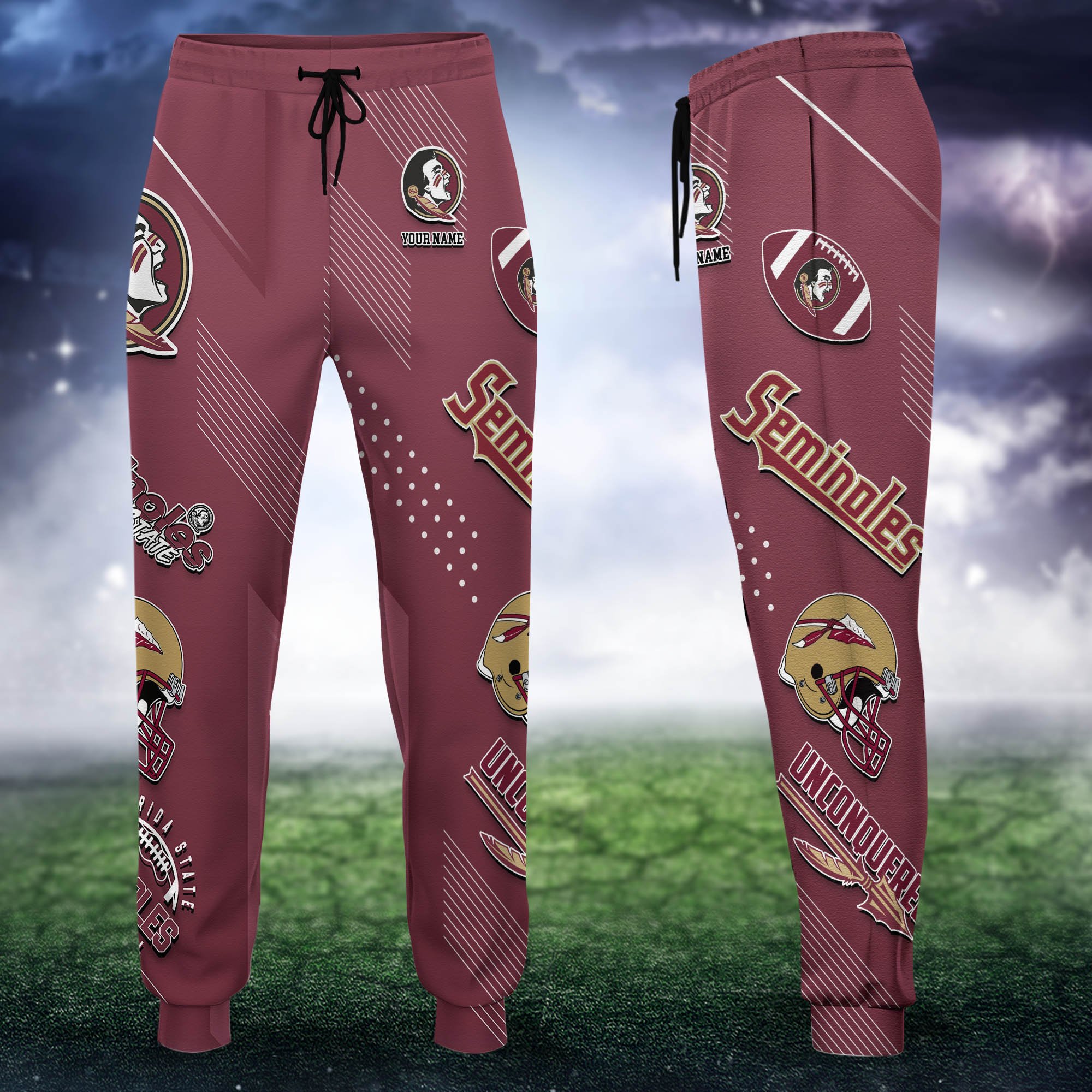 Florida State Seminoles Sweatpant 2024 Version Personalized Your Name, Sport Sweatpant, Sport Gift For Fans ETHY-62621