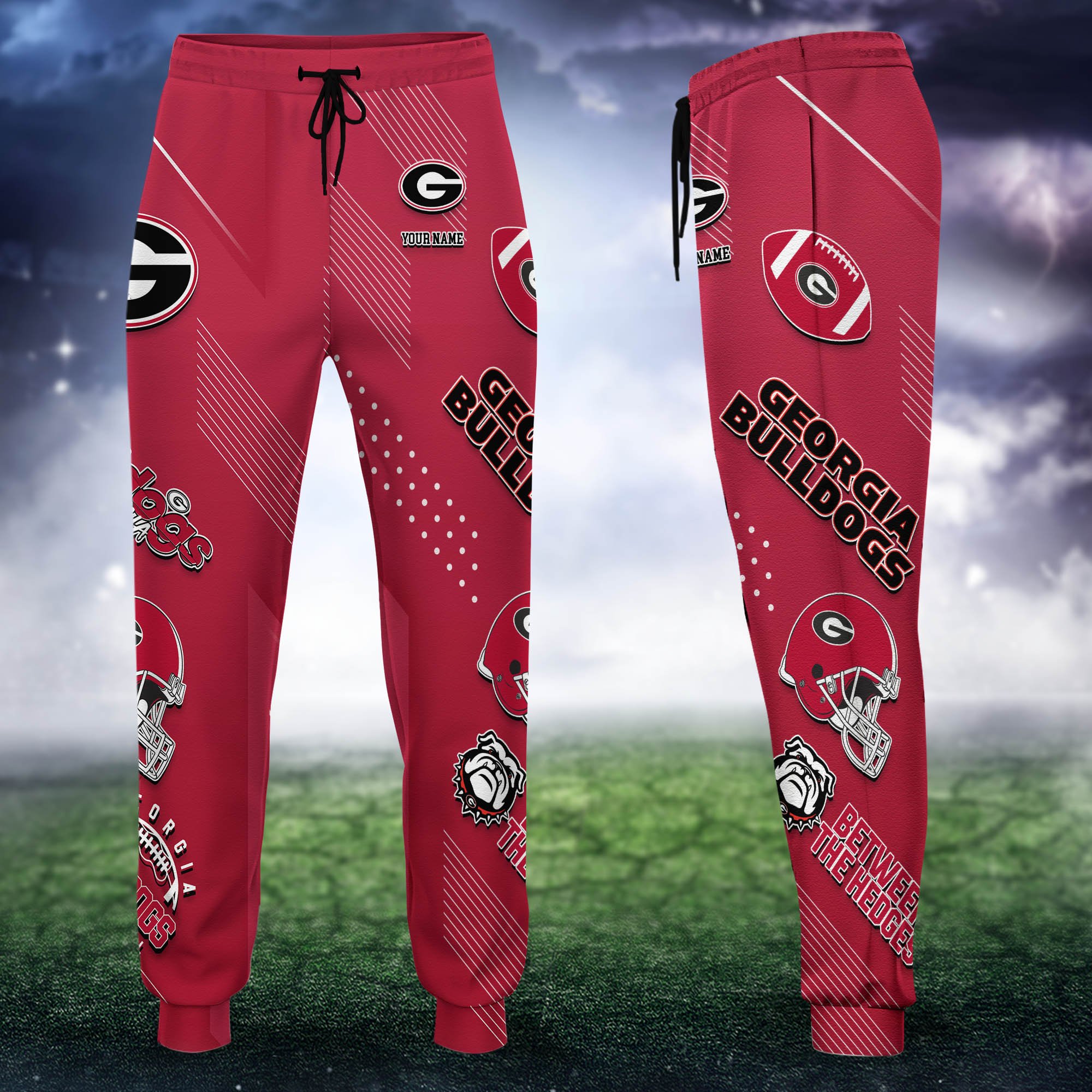 Georgia Bulldogs Sweatpant 2024 Version Personalized Your Name, Sport Sweatpant, Sport Gift For Fans ETHY-62621