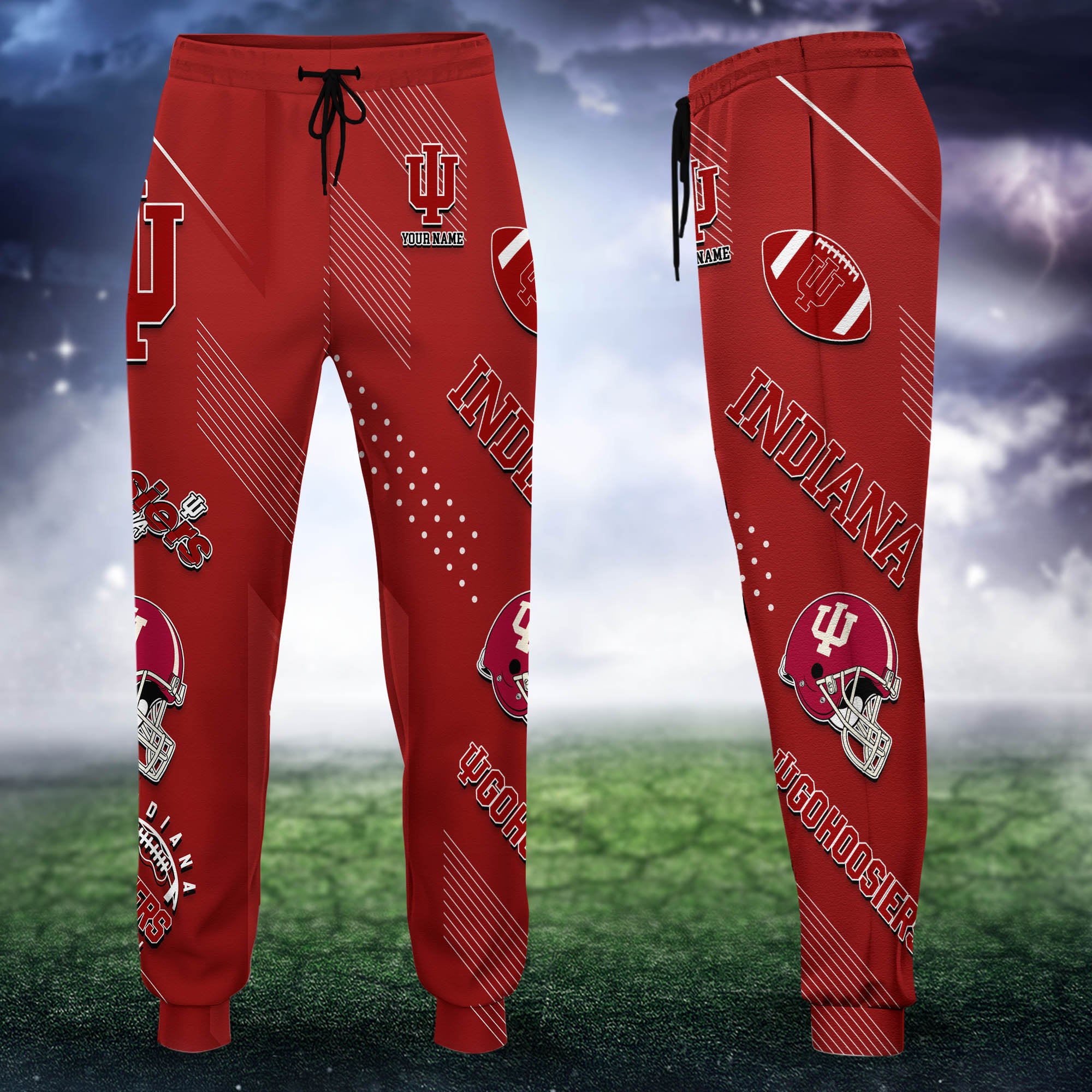 Indiana Hoosiers Sweatpant 2024 Version Personalized Your Name, Sport Sweatpant, Sport Gift For Fans ETHY-62621