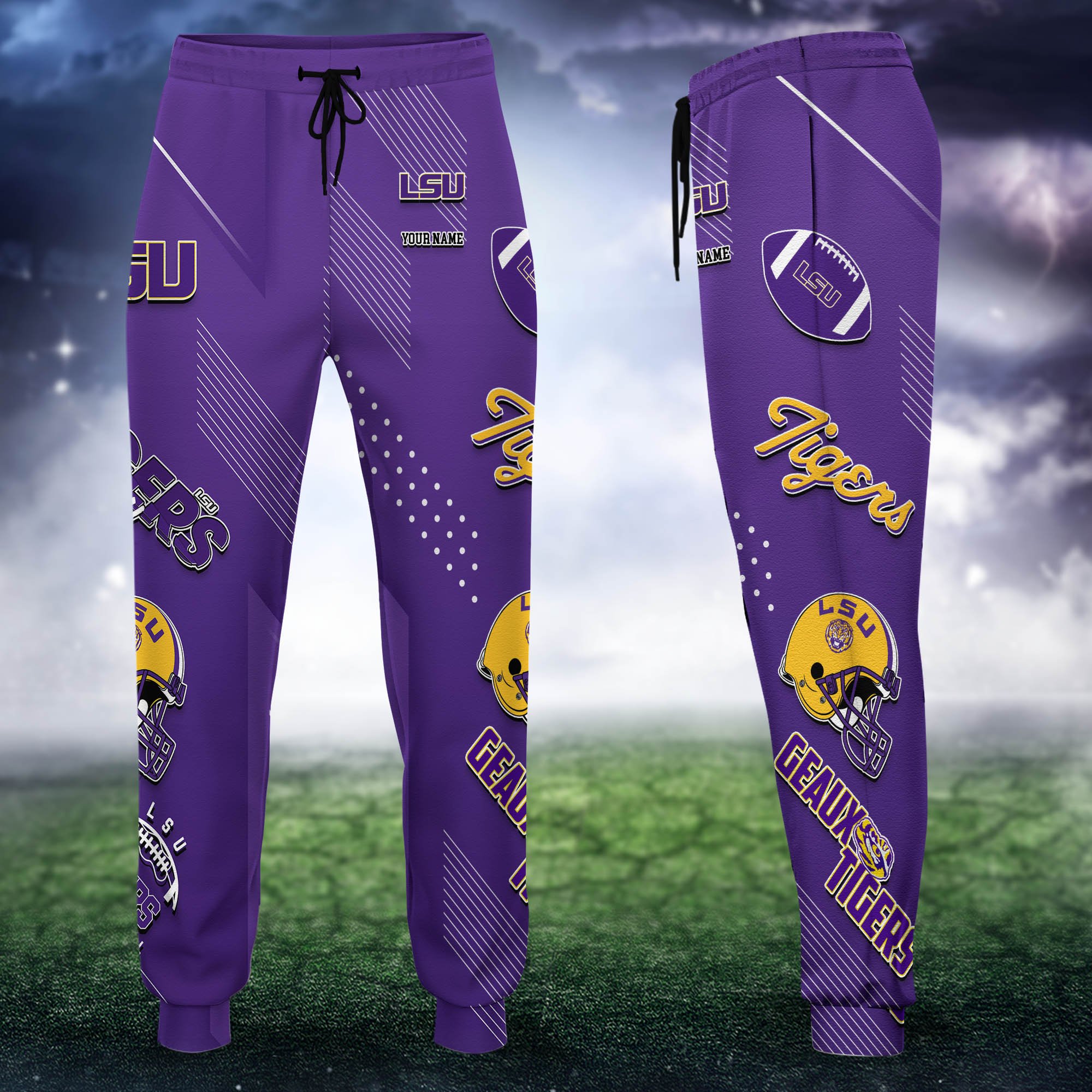 LSU TIGERS Sweatpant 2024 Version Personalized Your Name, Sport Sweatpant, Sport Gift For Fans ETHY-62621