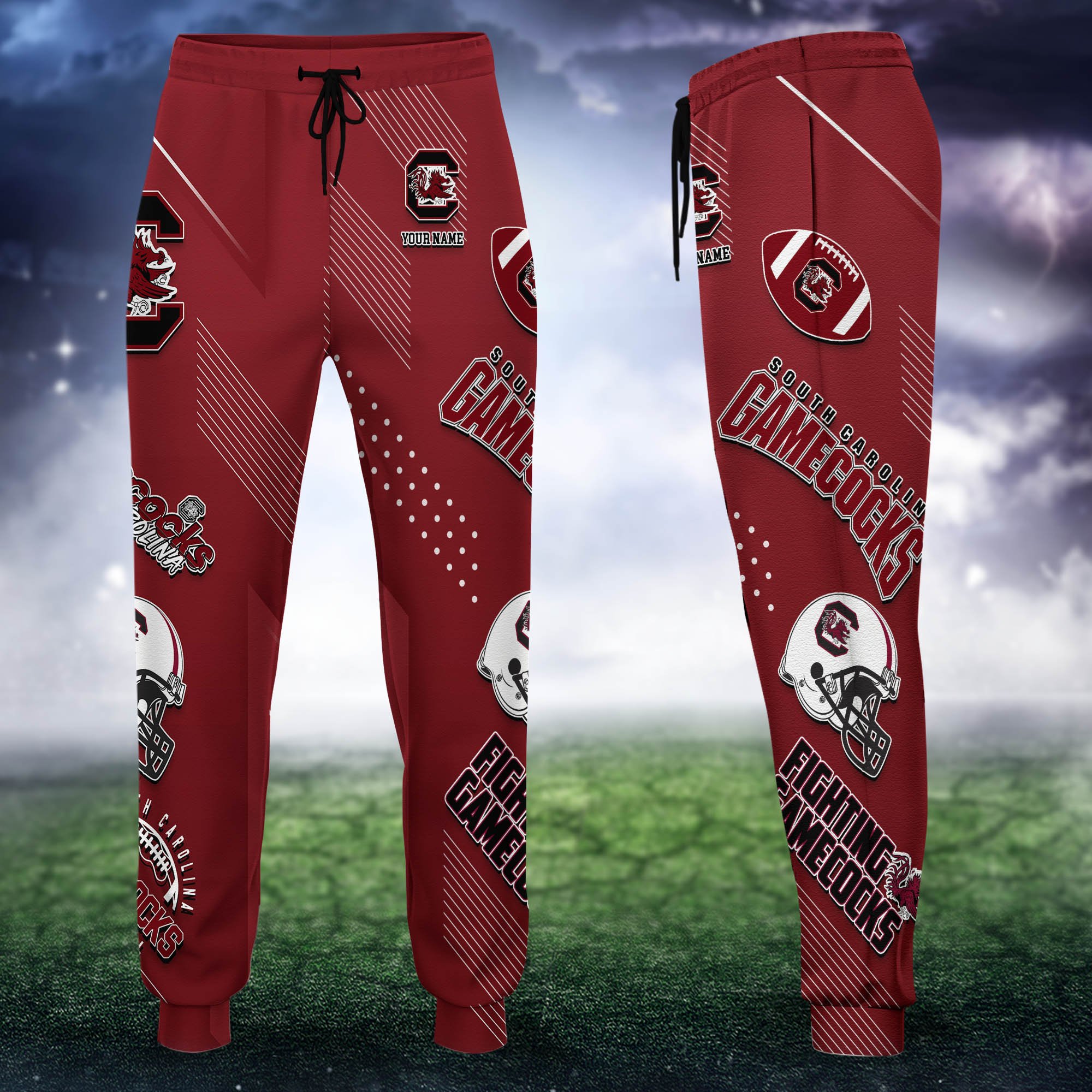 South Carolina Gamecocks Sweatpant 2024 Version Personalized Your Name, Sport Sweatpant, Sport Gift For Fans ETHY-62621