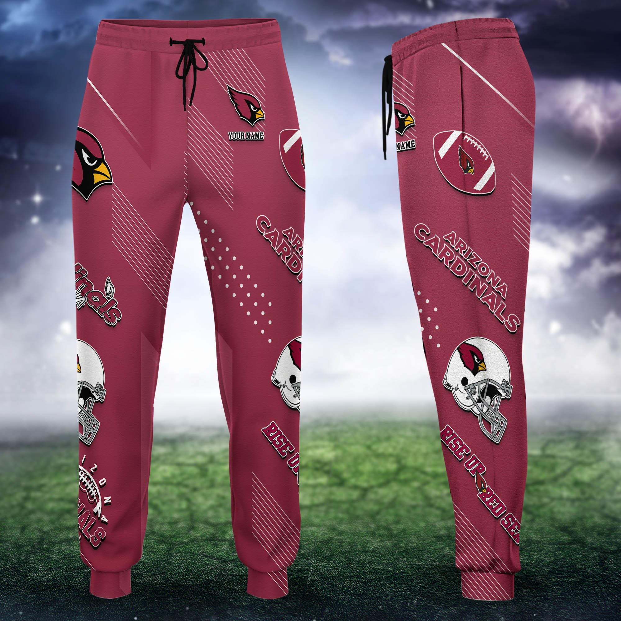 Arizona Cardinals Sweatpant 2024 Version Personalized Your Name, Sport Sweatpant, Sport Gift For Fans ETHY-62621