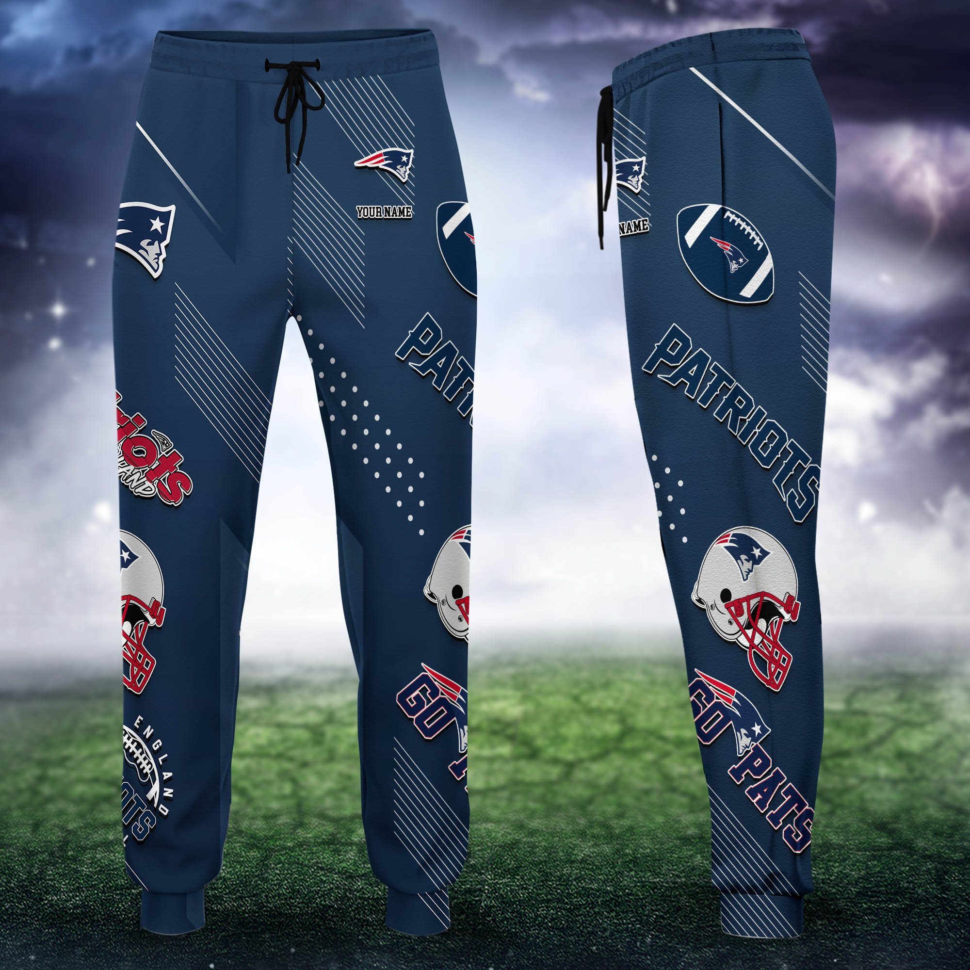 New England Patriots Sweatpant 2024 Version Personalized Your Name, Sport Sweatpant, Sport Gift For Fans ETHY-62621