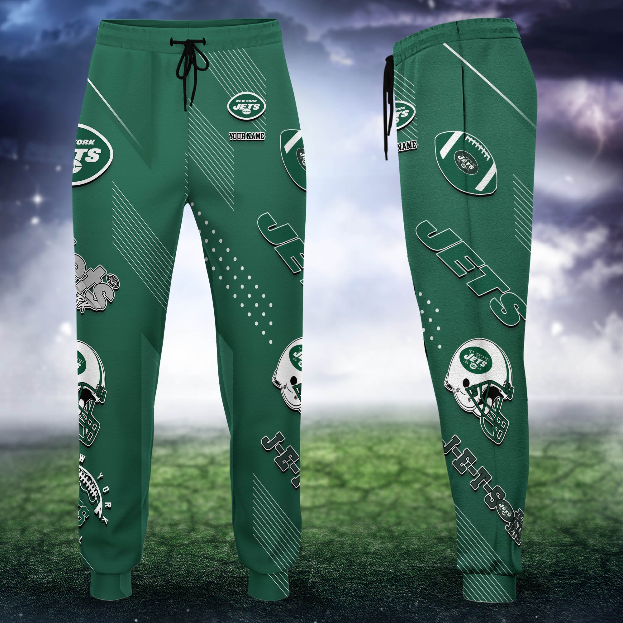 New York Jets Sweatpant 2024 Version Personalized Your Name, Sport Sweatpant, Sport Gift For Fans ETHY-62621