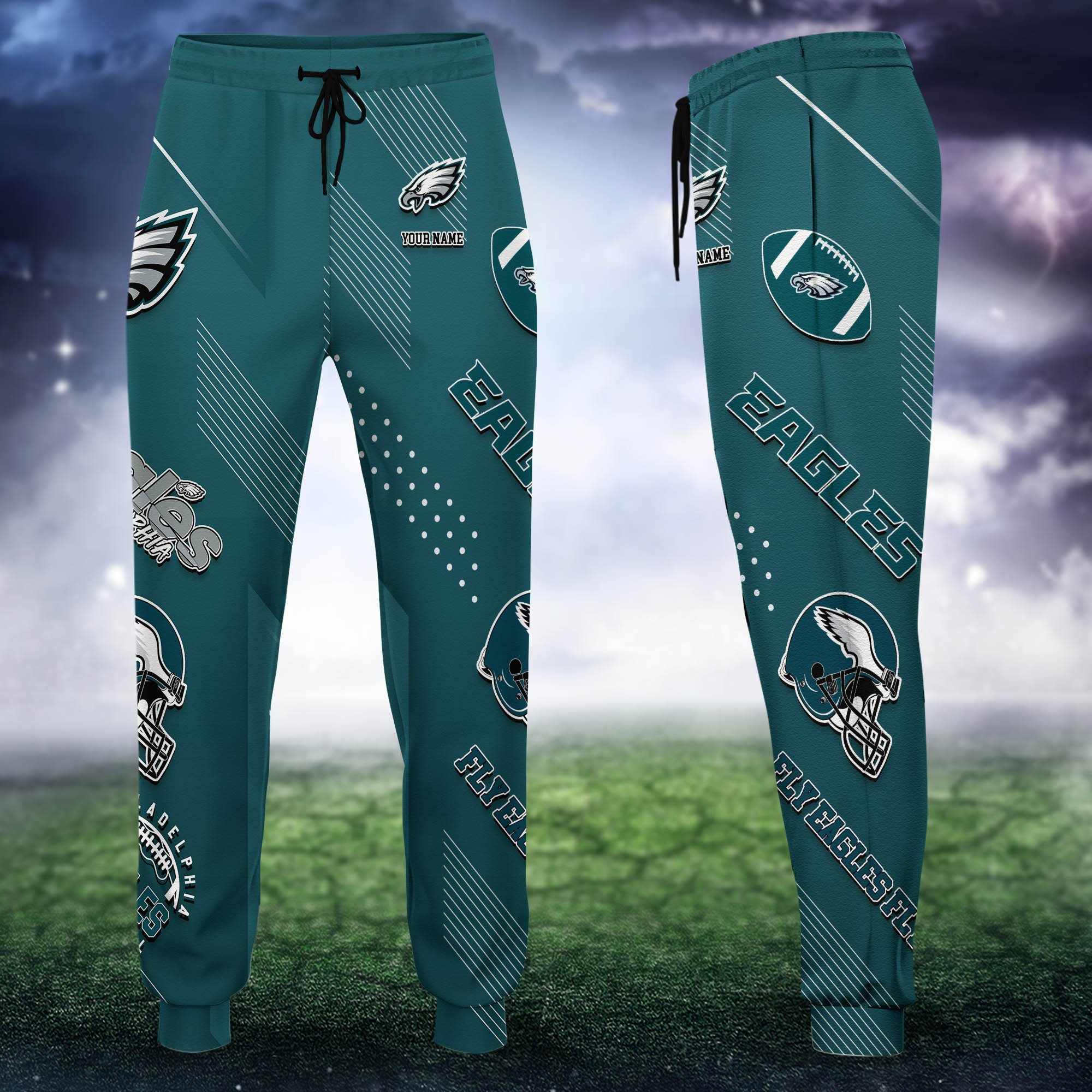 Philadelphia Eagles Sweatpant 2024 Version Personalized Your Name, Sport Sweatpant, Sport Gift For Fans ETHY-62621