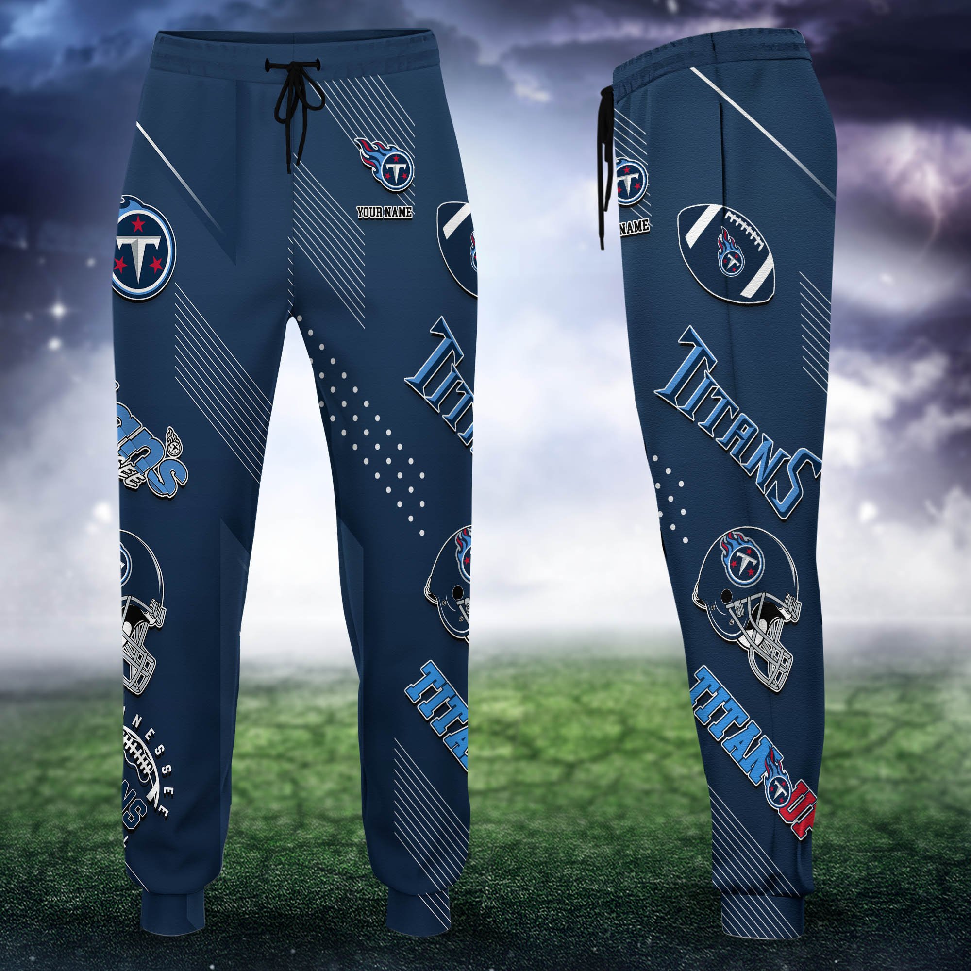 Tennessee Titans Sweatpant 2024 Version Personalized Your Name, Sport Sweatpant, Sport Gift For Fans ETHY-62621