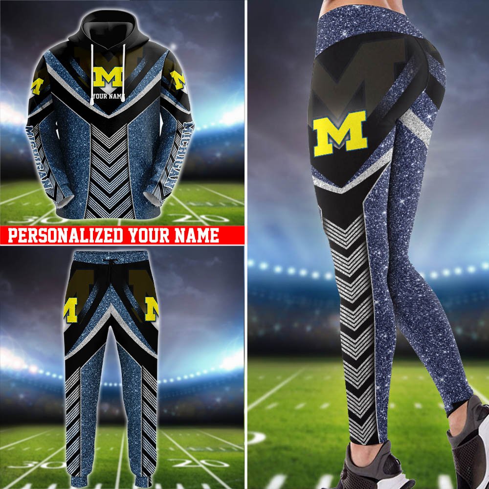 Michigan Wolverines Hoodie, Sweater, T-shirt 2024 Version Personalized Your Name, Football Team Clothings For Fan, Sport Gifts ETHY-53223