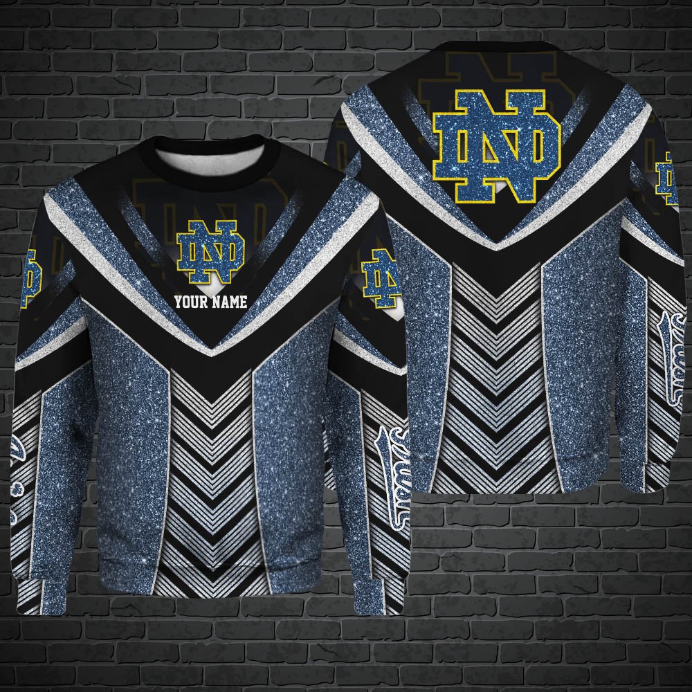 Notre Dame Fighting Irish Hoodie, Sweater, T-shirt 2024 Version Personalized Your Name, Football Team Clothings For Fan, Sport Gifts ETHY-53223 - Image 7