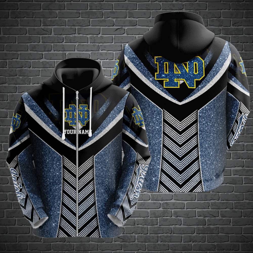 Notre Dame Fighting Irish Hoodie, Sweater, T-shirt 2024 Version Personalized Your Name, Football Team Clothings For Fan, Sport Gifts ETHY-53223 - Image 10