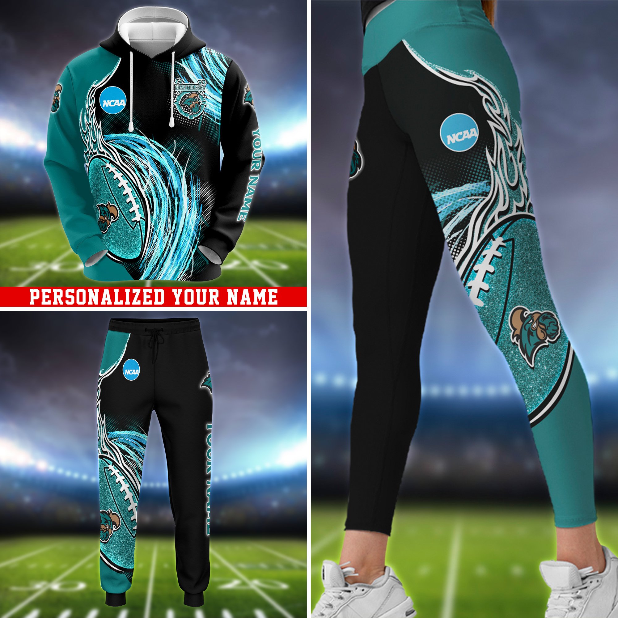 Coastal Carolina Chanticleers Hoodie, Sweater, Zipper 2024 Version Personalized Your Name, Sport Clothings For Sport Lovers, Sport Gifts ETHY-53224