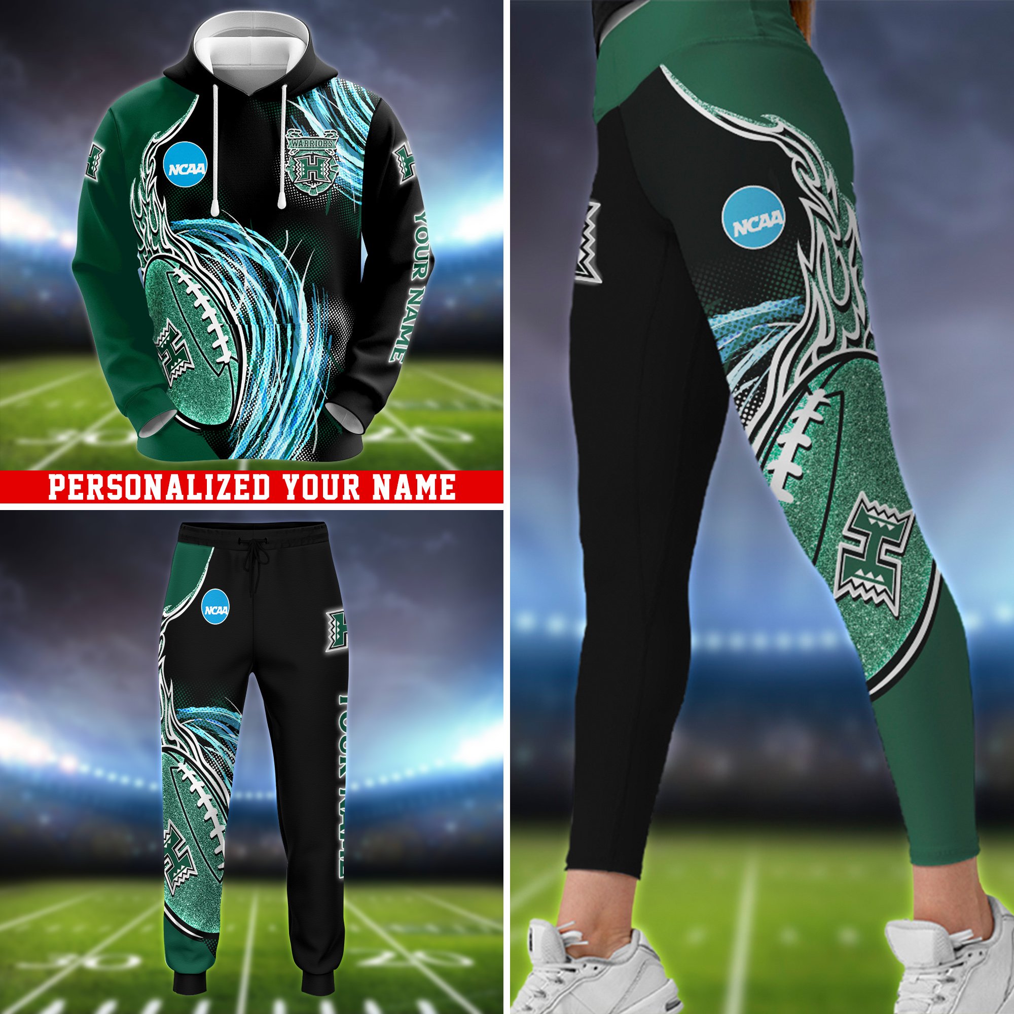 Hawaii Rainbow Warriors Hoodie, Sweater, Zipper 2024 Version Personalized Your Name, Sport Clothings For Sport Lovers, Sport Gifts ETHY-53224