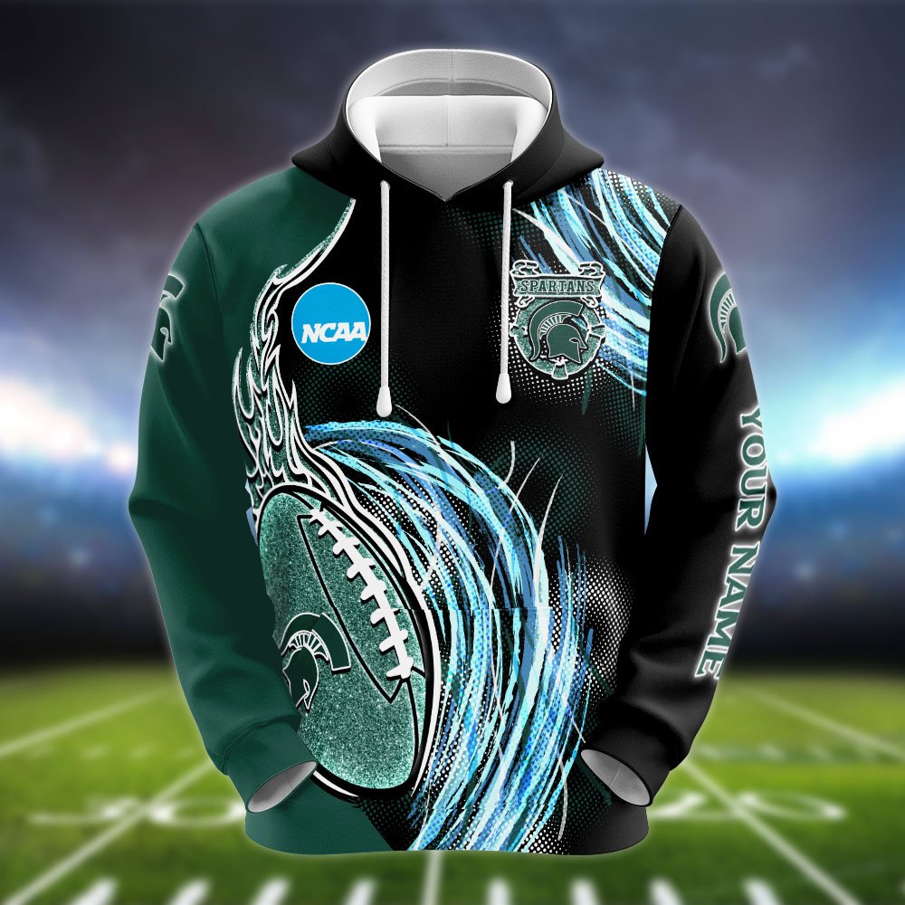 Alternative view of Michigan State Spartans Hoodie, Sweater, Zipper 2024 Version Personalized Your Name, Sport Clothings For Sport Lovers, Sport Gifts ETHY-53224