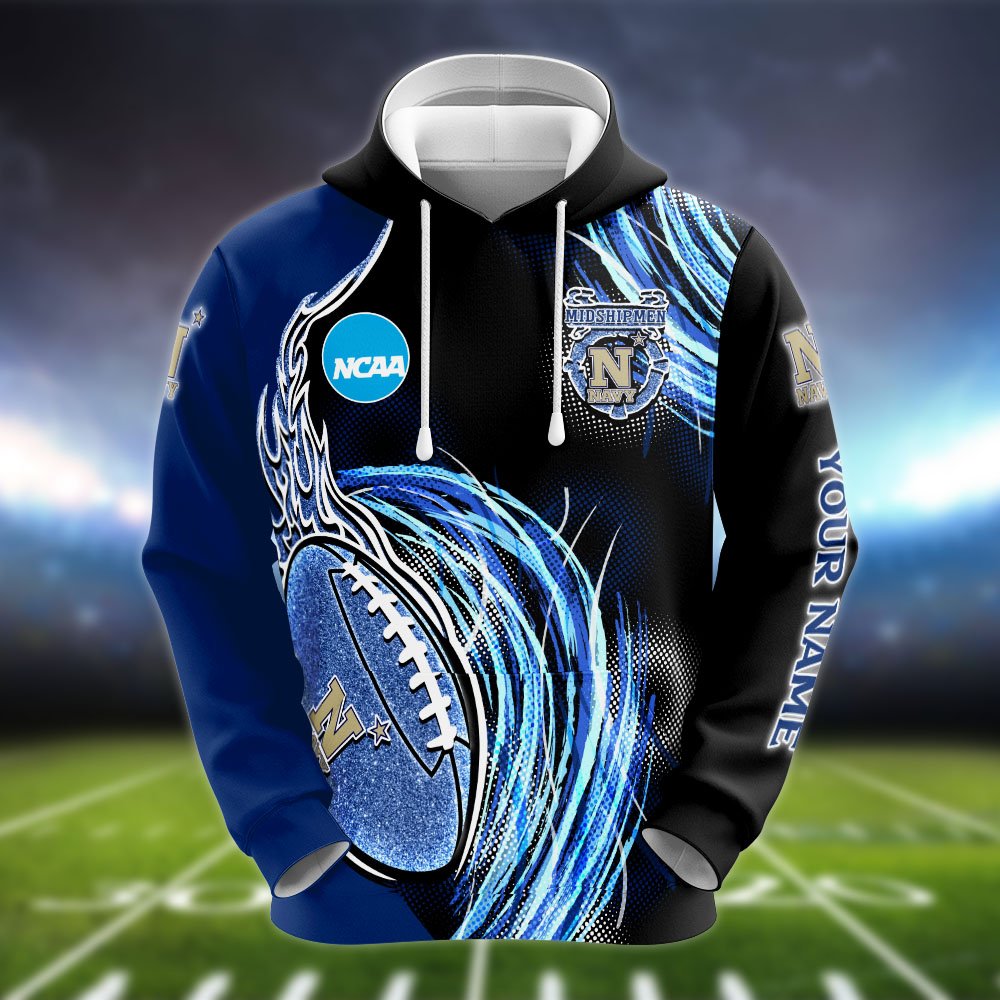 Alternative view of Navy Midshipmen Hoodie, Sweater, Zipper 2024 Version Personalized Your Name, Sport Clothings For Sport Lovers, Sport Gifts ETHY-53224